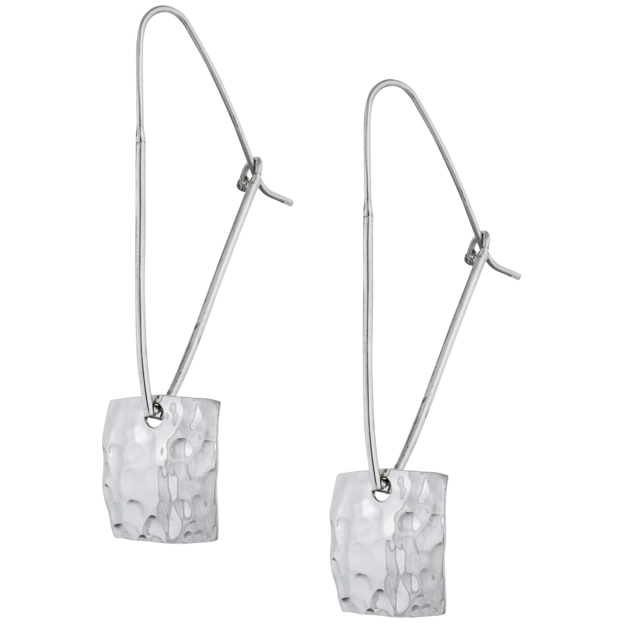 Four Corners Sterling Silver Earrings - Midday