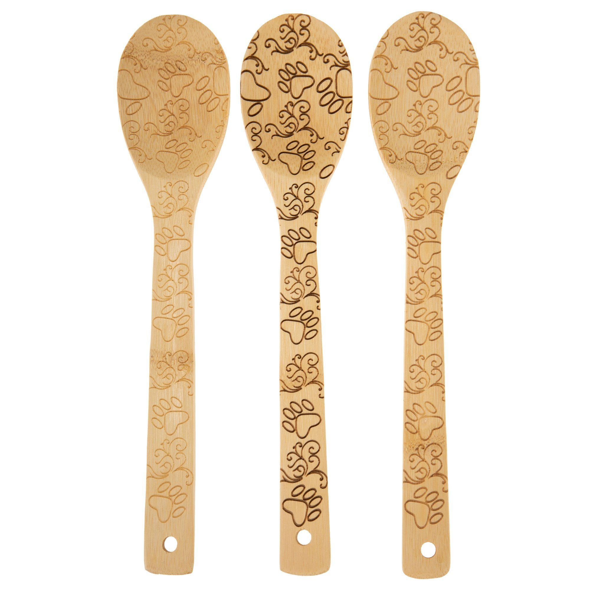 Bamboo Paws Serving Spoon Set