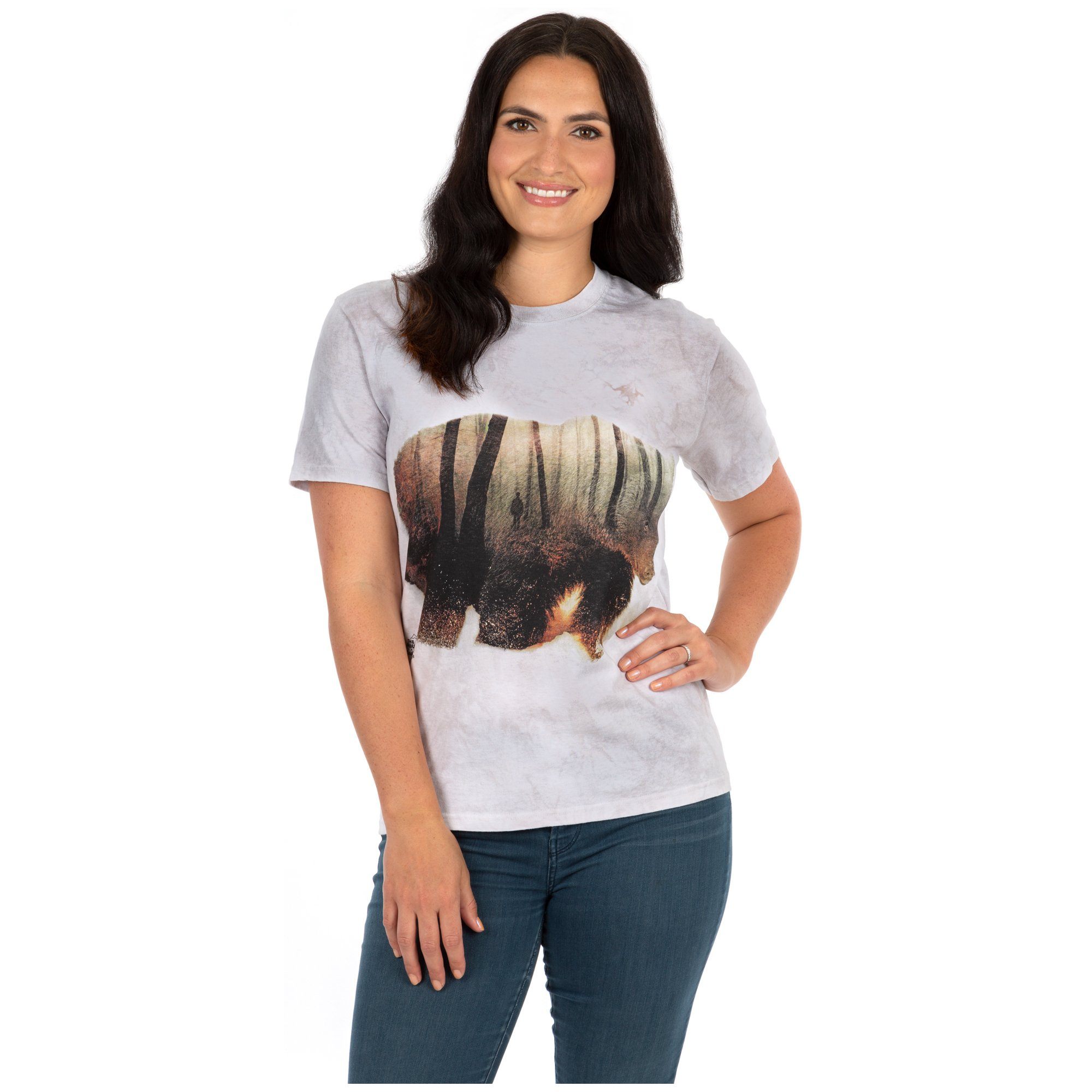 Forest Bear Tie-Dyed T-Shirt - XXL