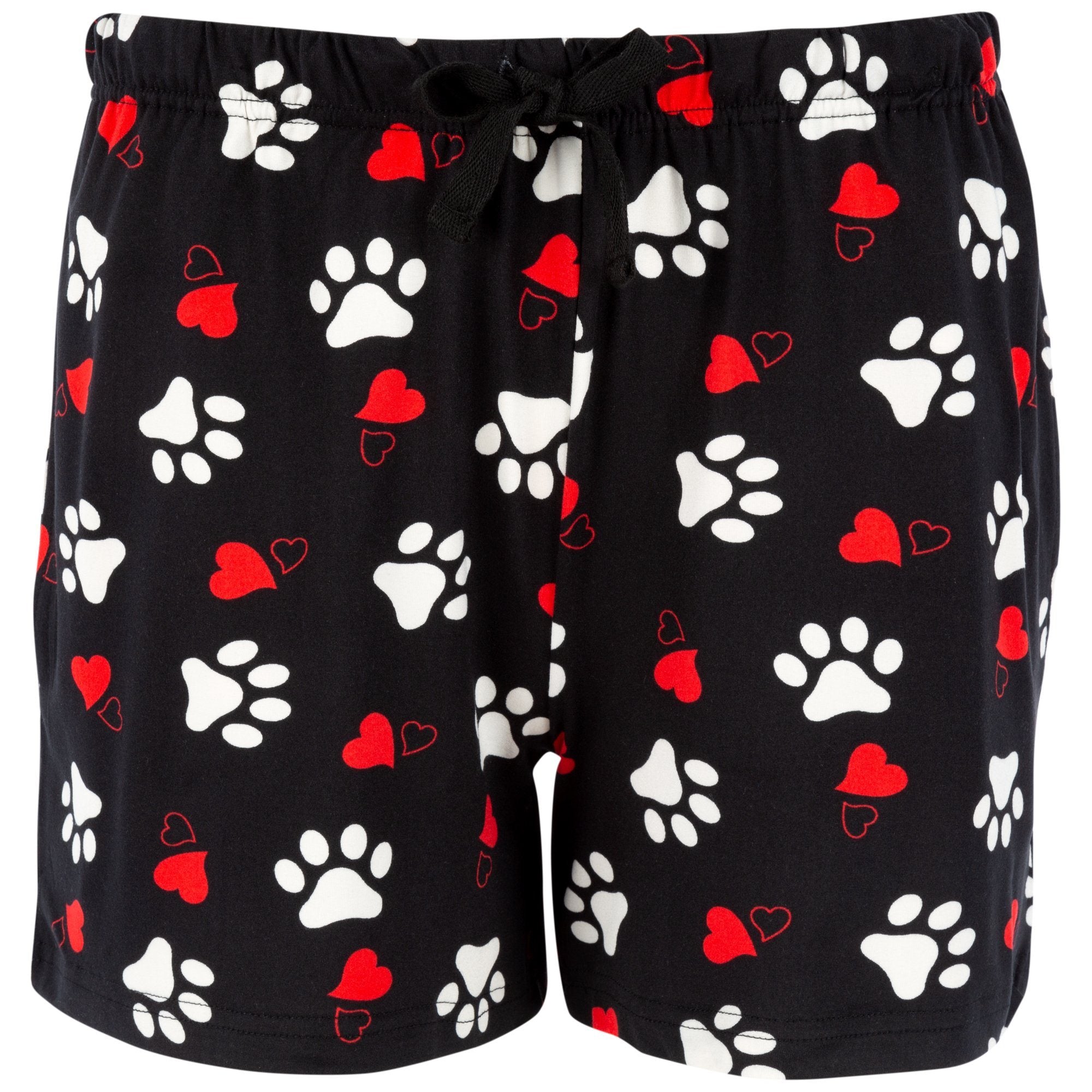 Hearts & Paws Soft Touch Pajamas - Shorts - S