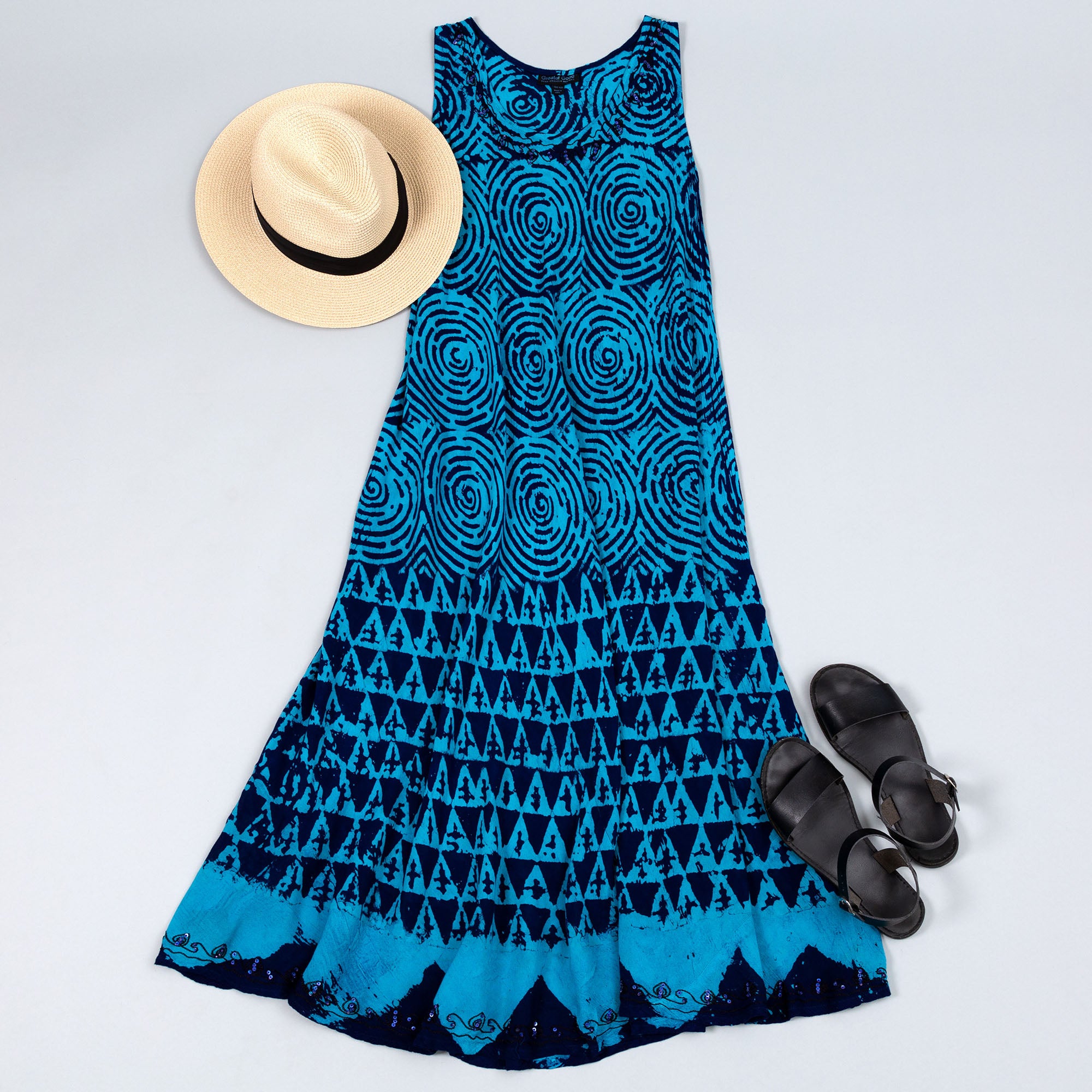 Blue Diamond Long Dress - One Size Fits Most