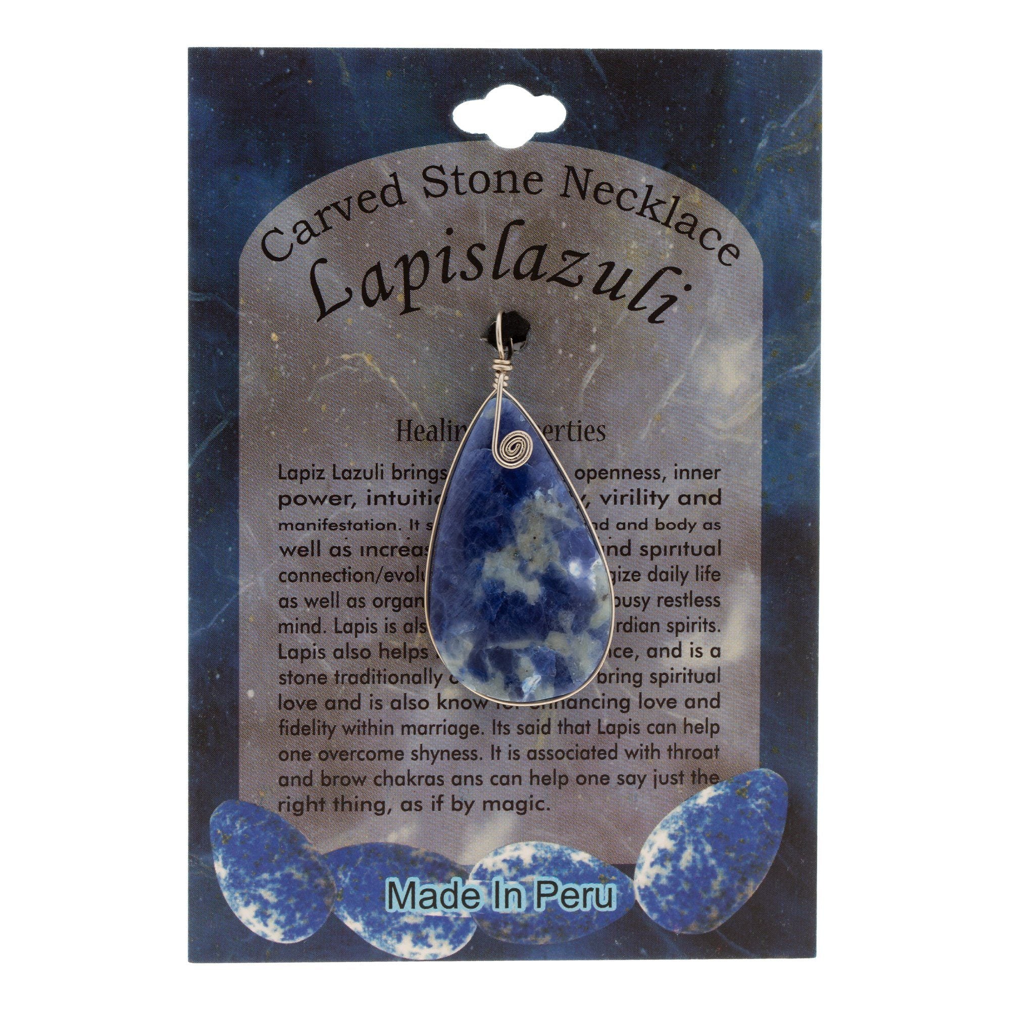 Healing Stone Necklace - Lapis