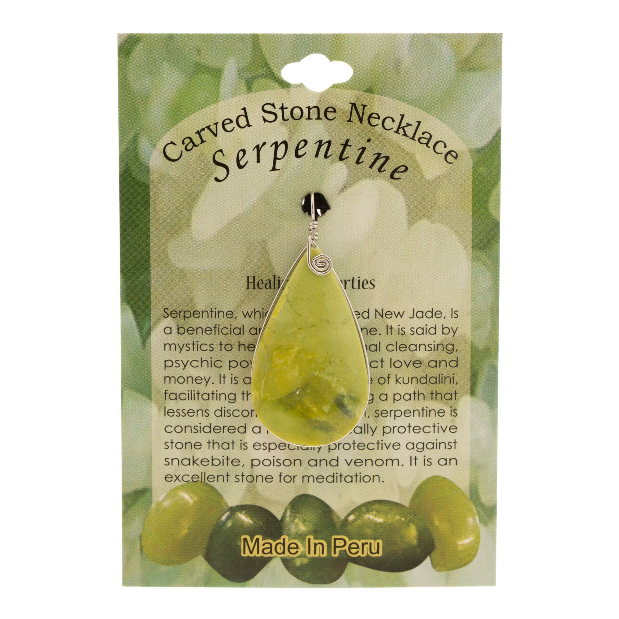 Healing Stone Necklace - Serpentine