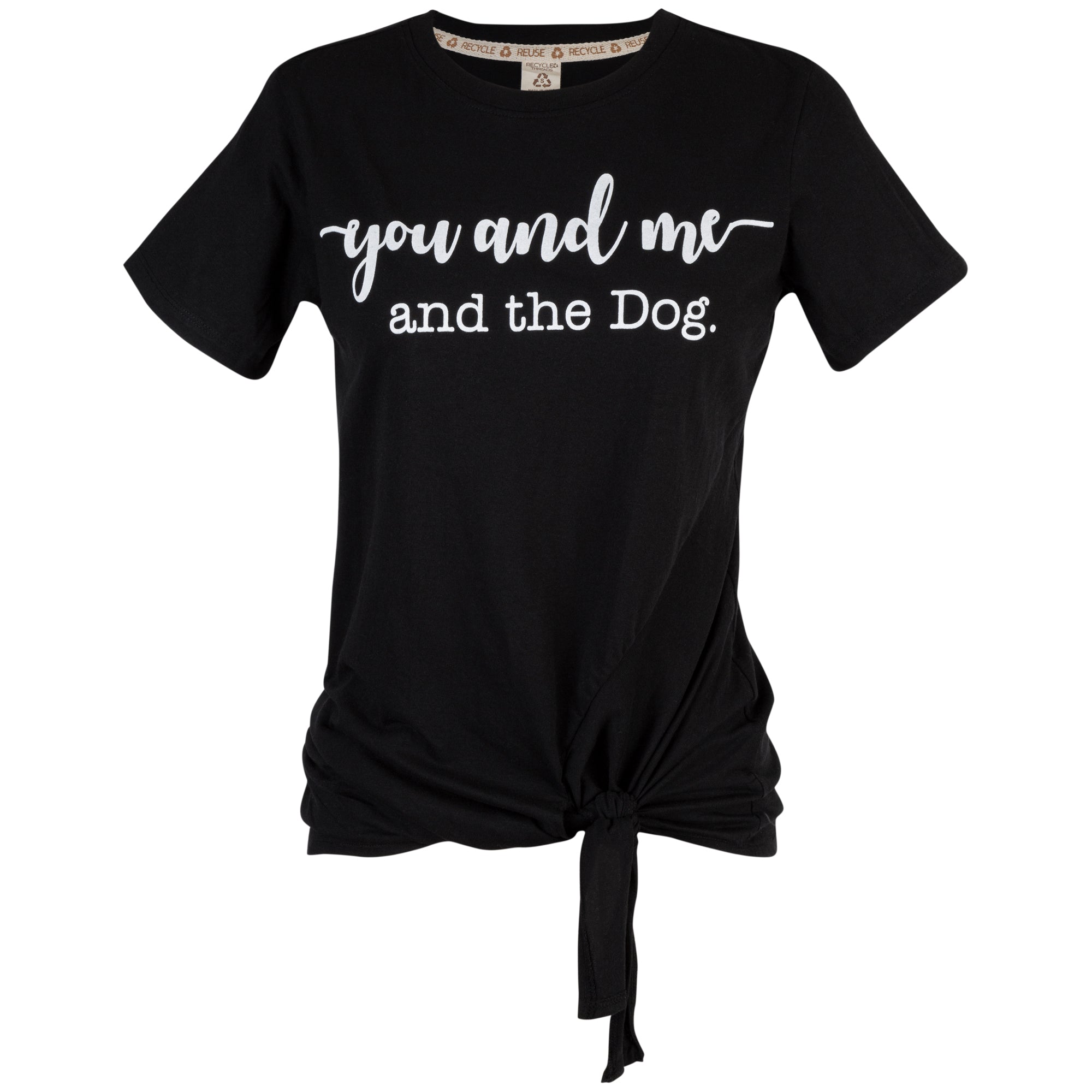 You & Me & The Dog Knotted T-Shirt - XXL