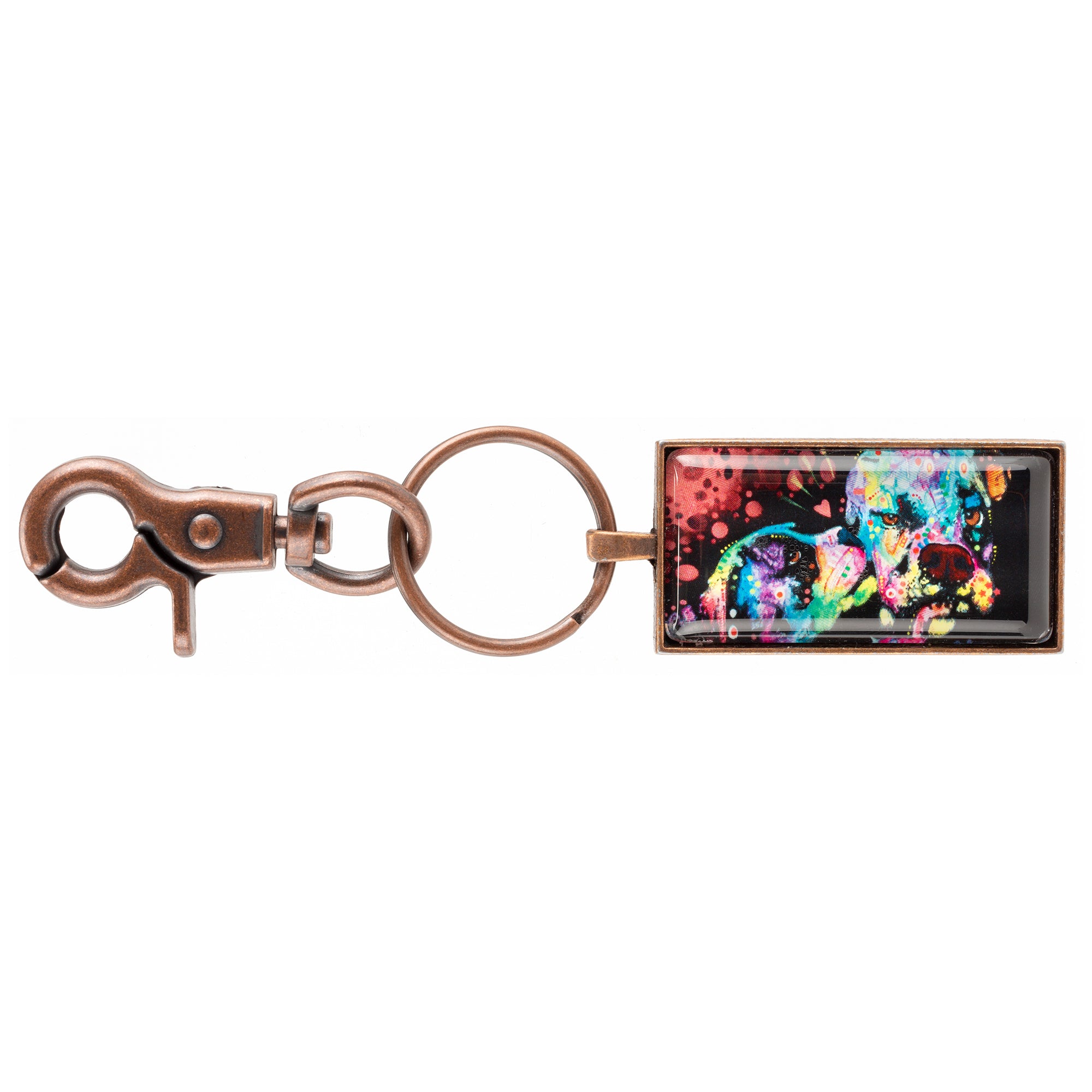 Dean Russo Pet Key Chain - Home Is Where The Dogs Are
