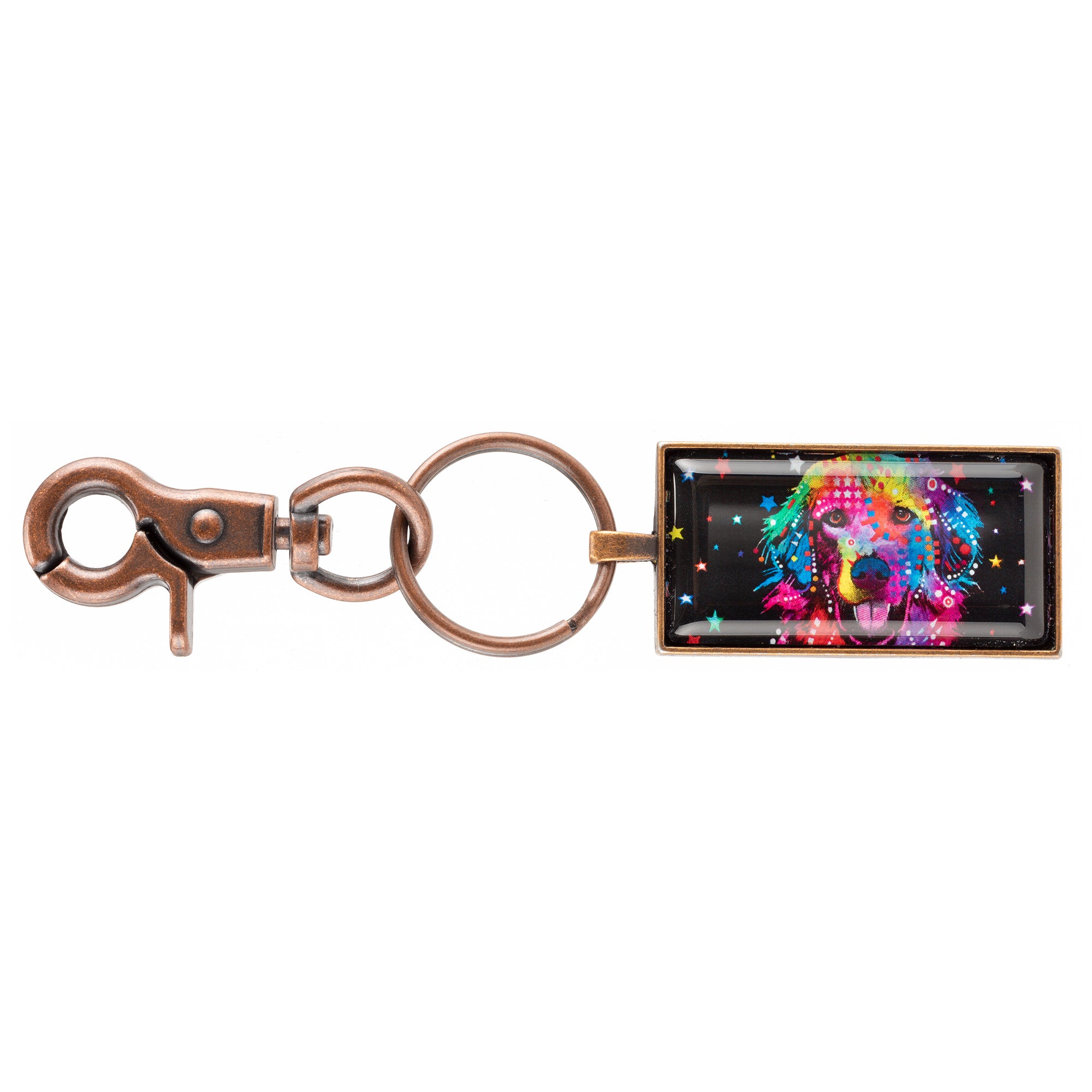 Dean Russo Pet Key Chain - Golden Retriever