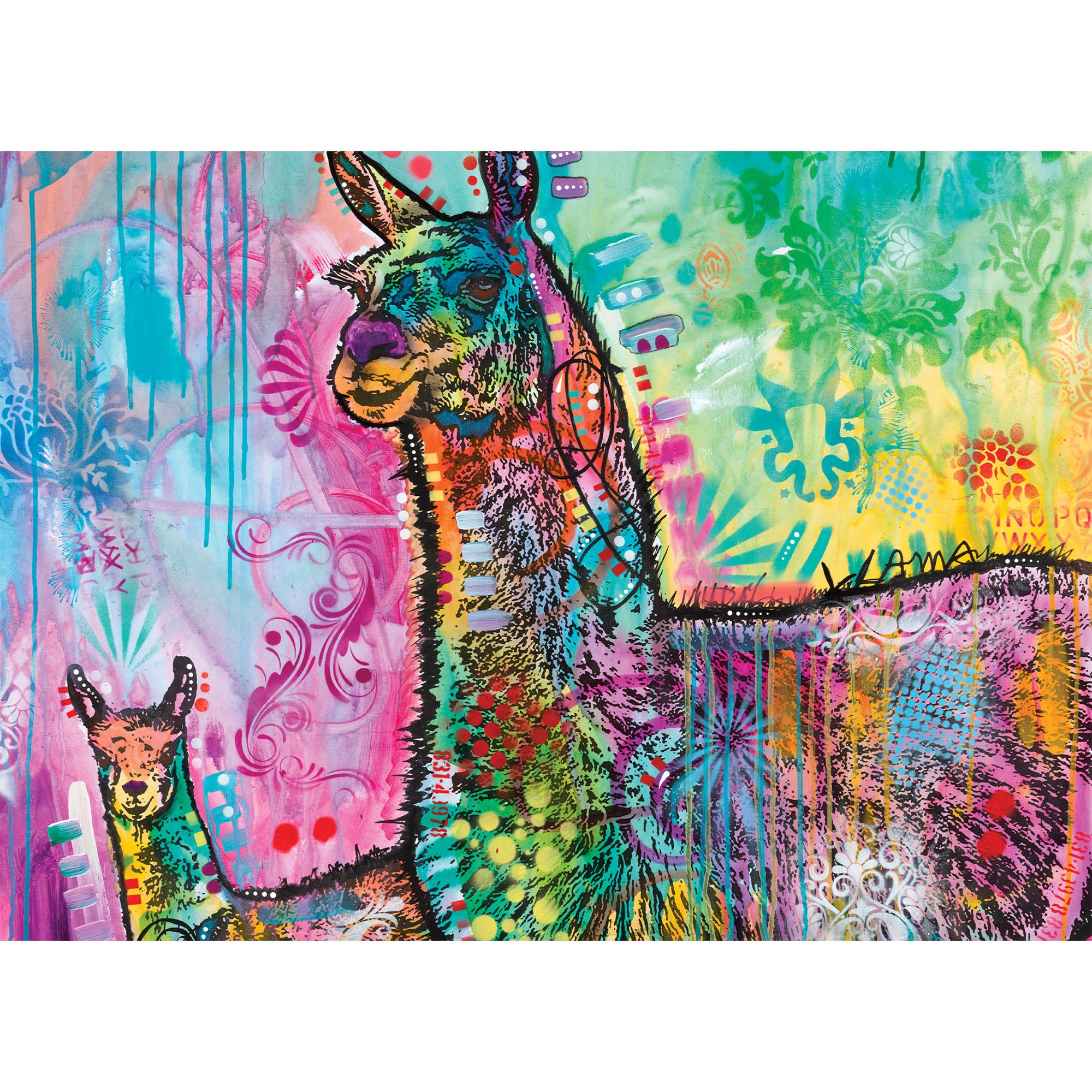 Colorful Creatures Puzzle - Llama Mama