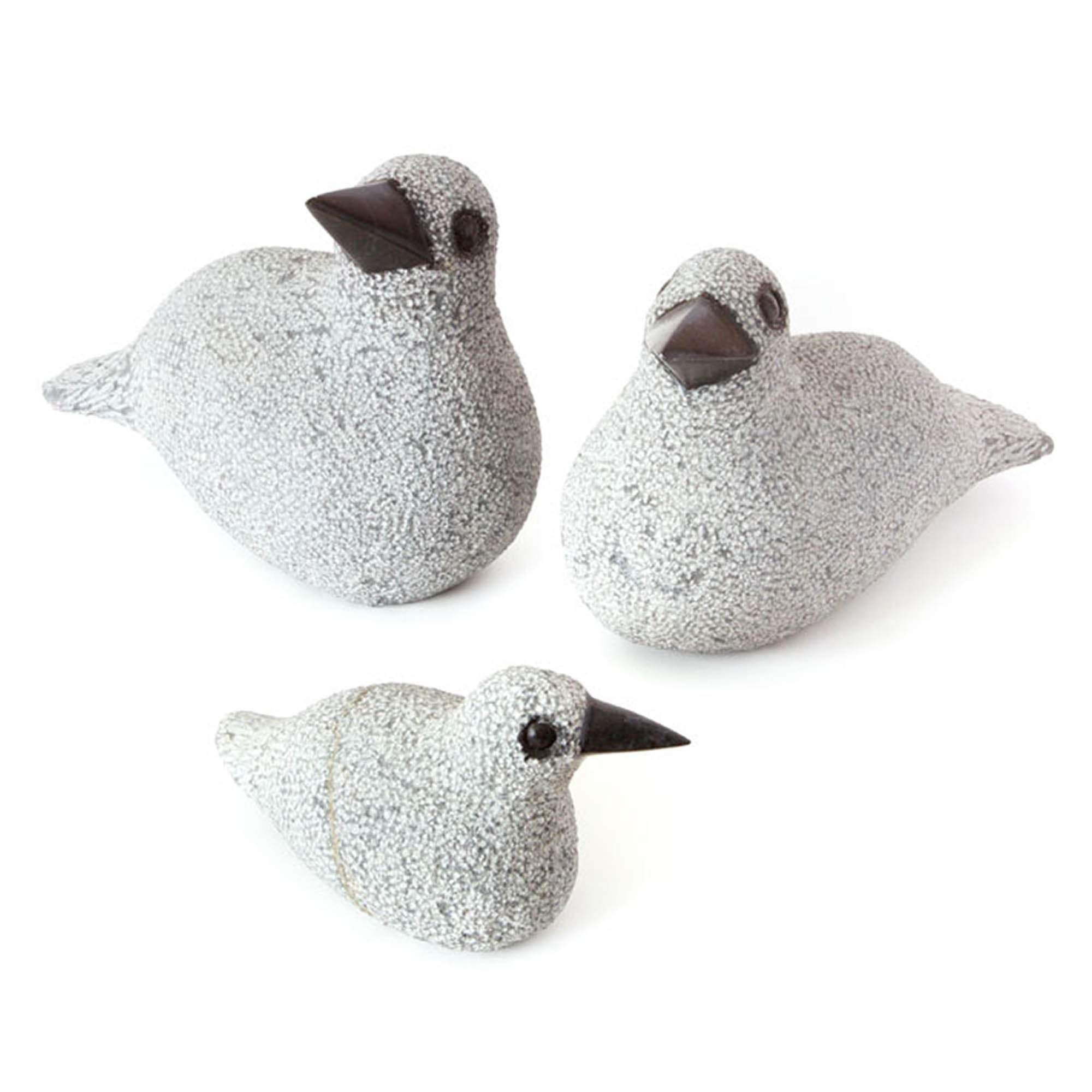 Hand-Carved Stone Duck Sculpture - S