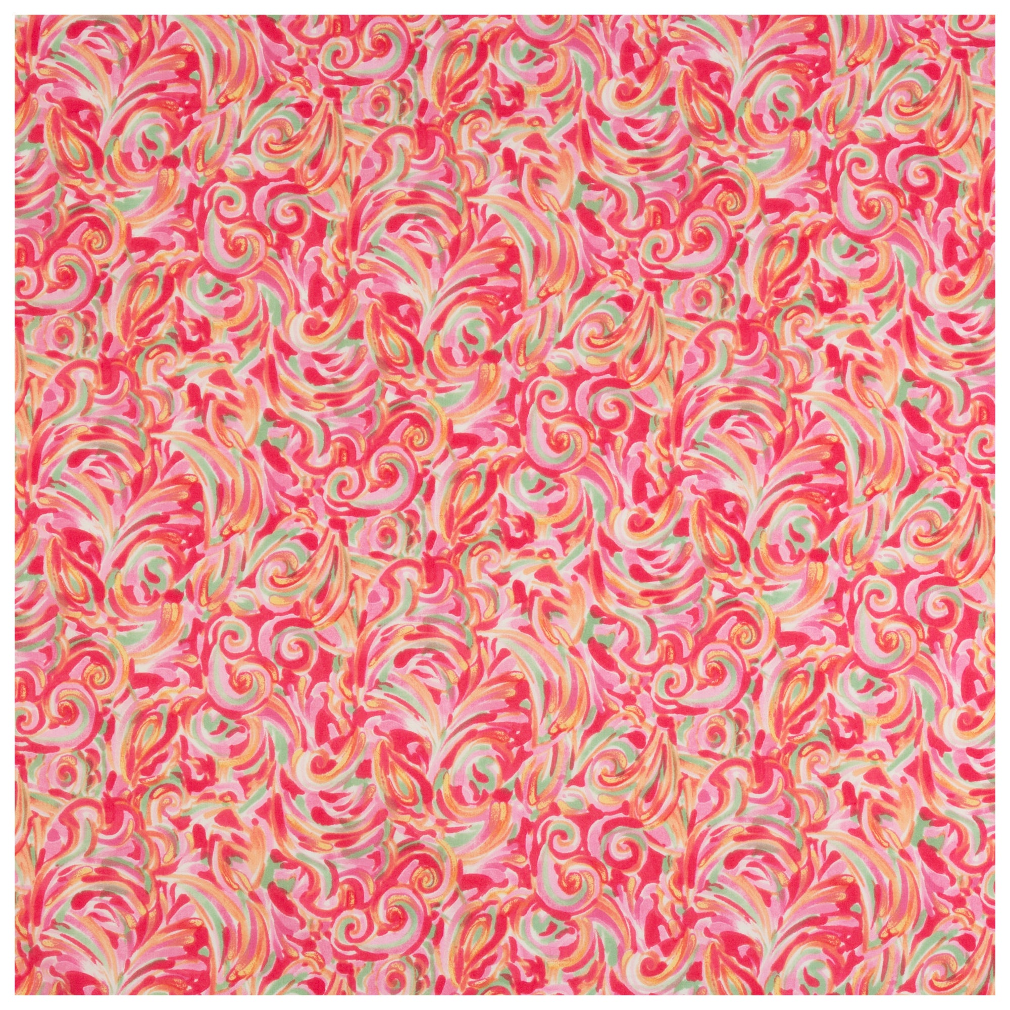 Paisley Garden Bandana - Pink