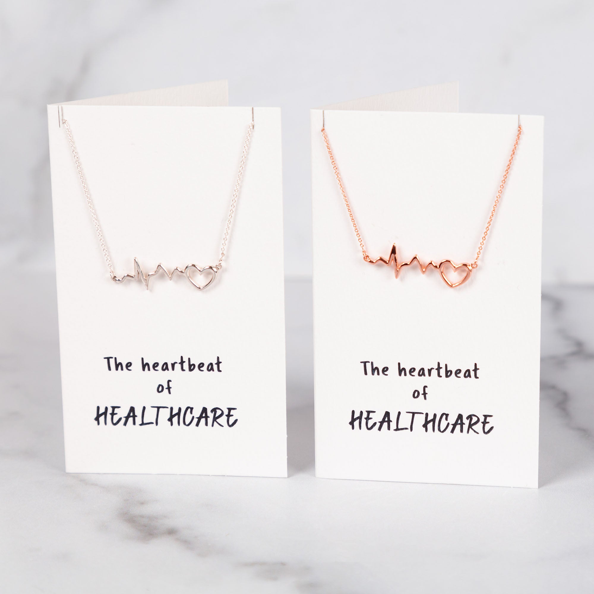 The Heartbeat Of Healthcare Necklace - Sterling Silver