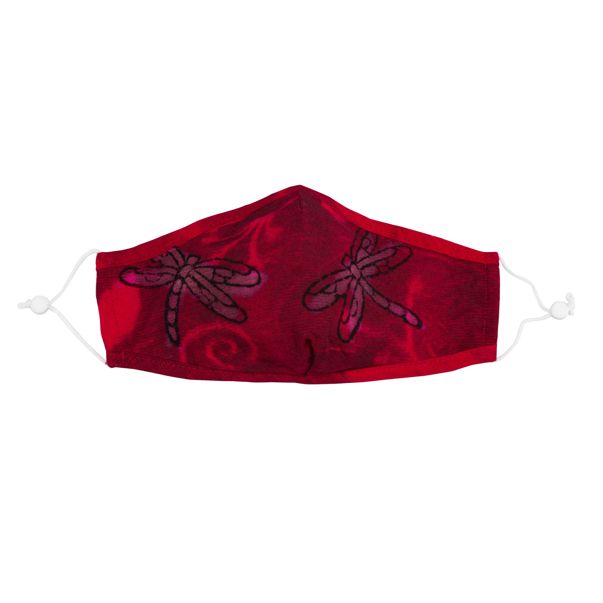 Pretty Pattern Face Mask & Headband - Face Mask Only - Scarlet Dragonfly