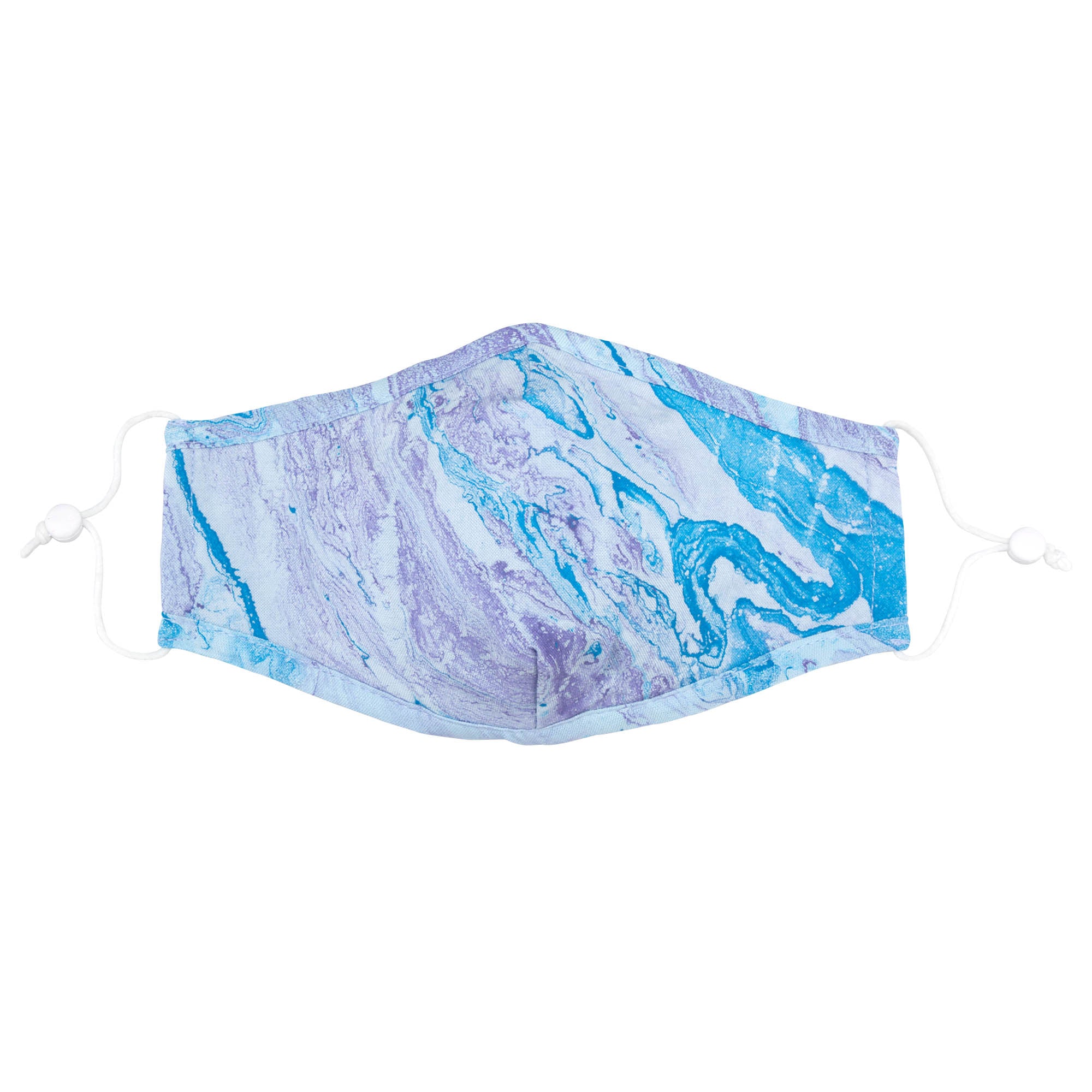 Marbleous Color Face Mask & Headband - Face Mask Only - Pink/Purple