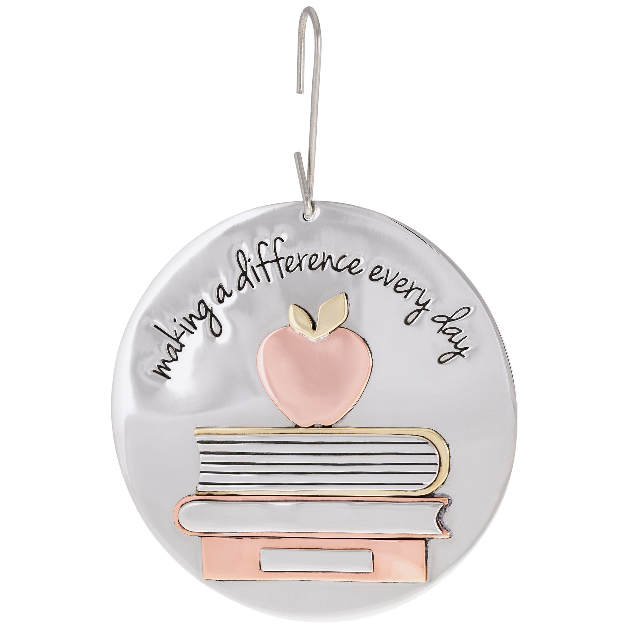 Teacher Appreciation Ornament - Apple