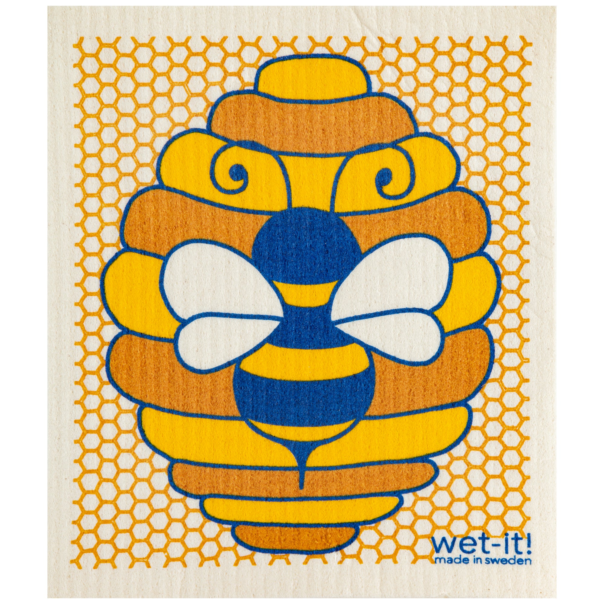 Wet-It! Reusable Cloth - Bee Hive