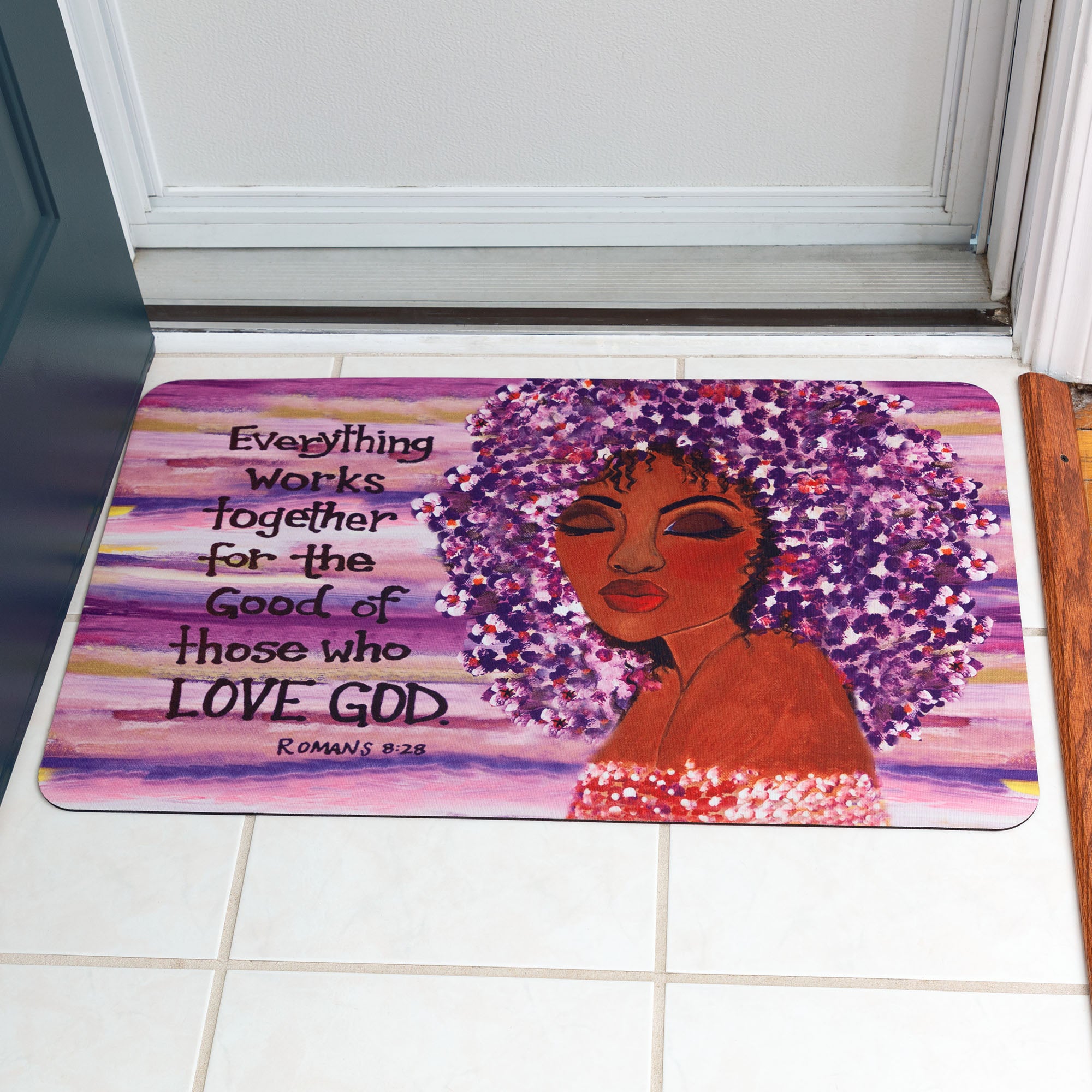 Shades Of Color Floor Mat - Everything Works Together
