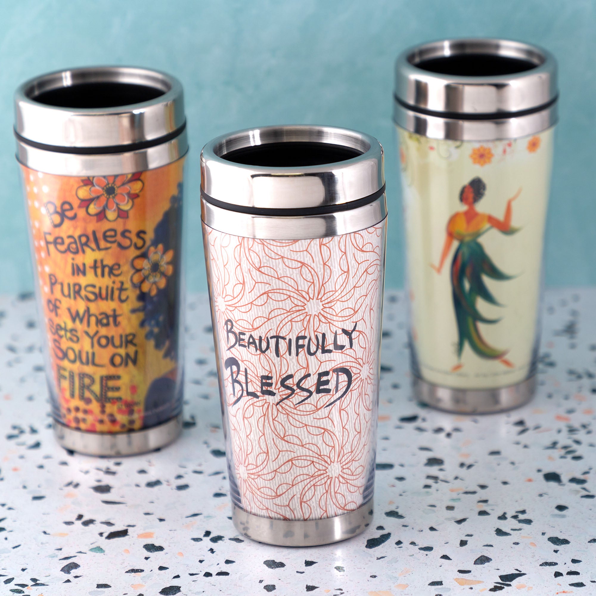 Shades Of Color Travel Mug - Soul On Fire