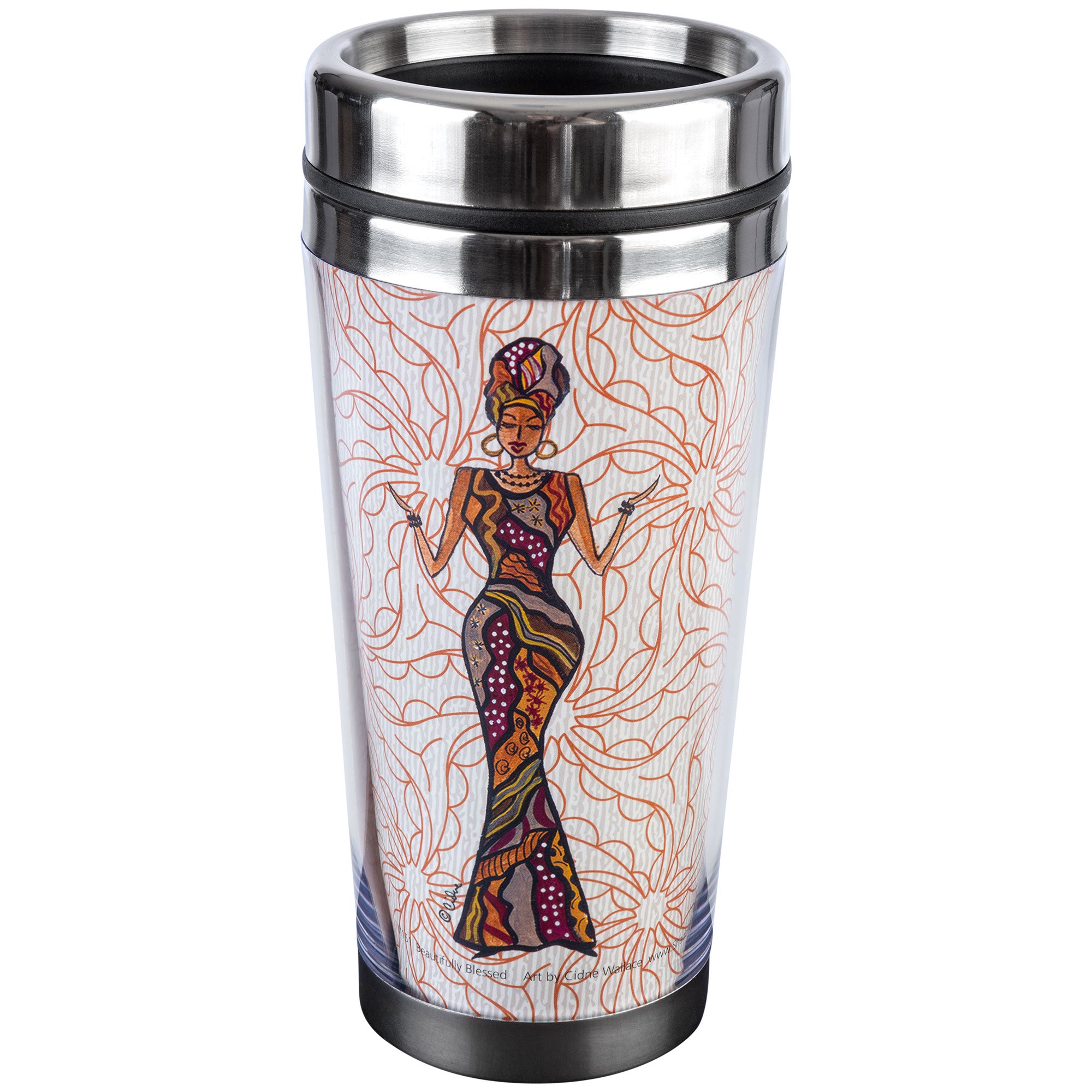 Shades Of Color Travel Mug - Beautifully Blessed