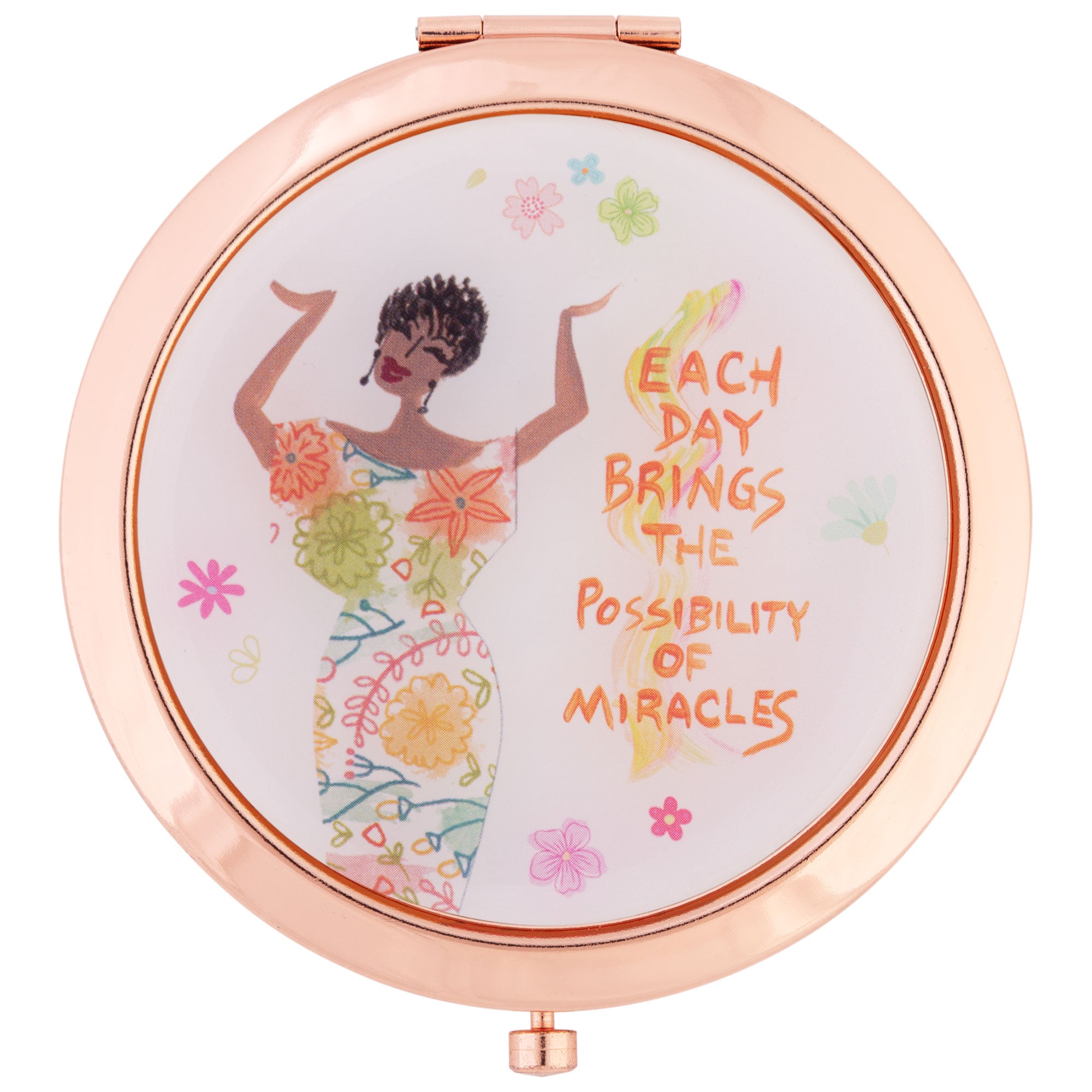 Shades Of Color Magnetic Compact Mirror - Each Day Brings