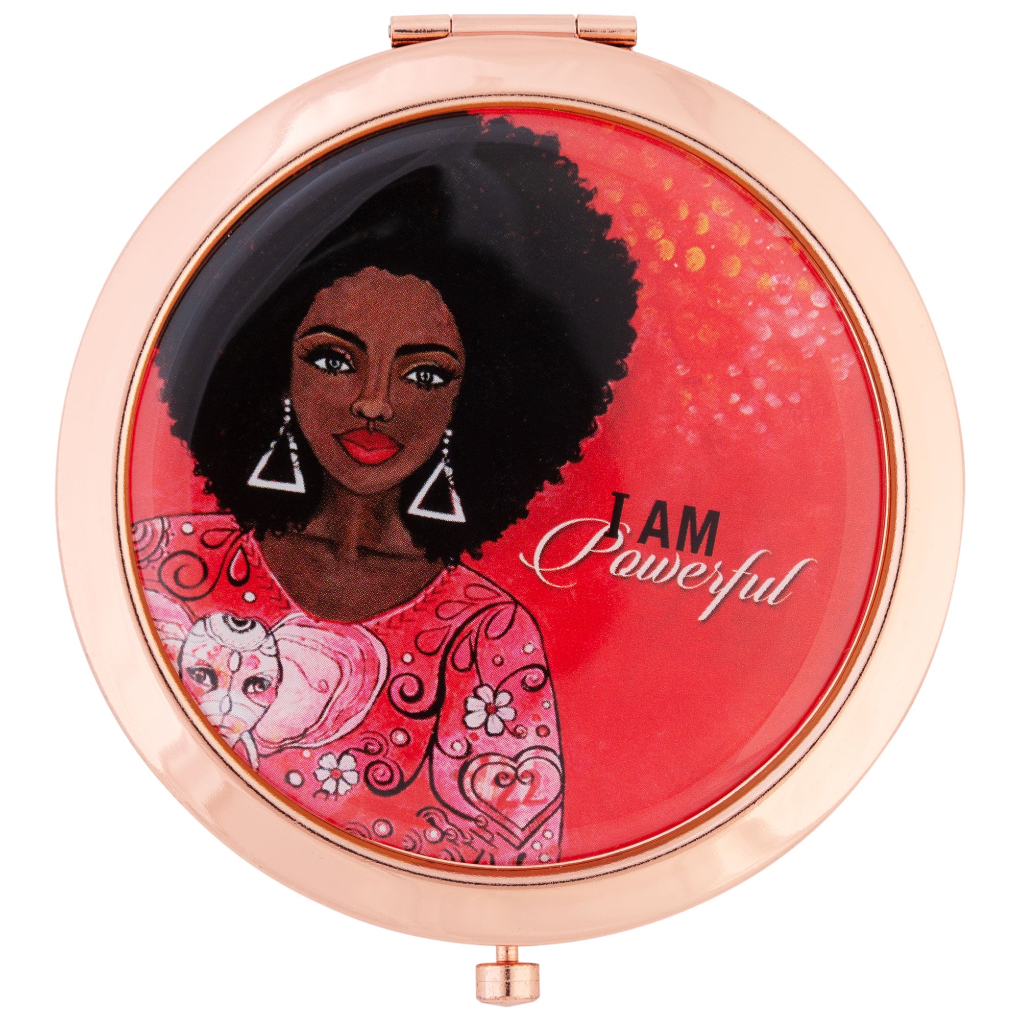 Shades Of Color Magnetic Compact Mirror - I Am Powerful