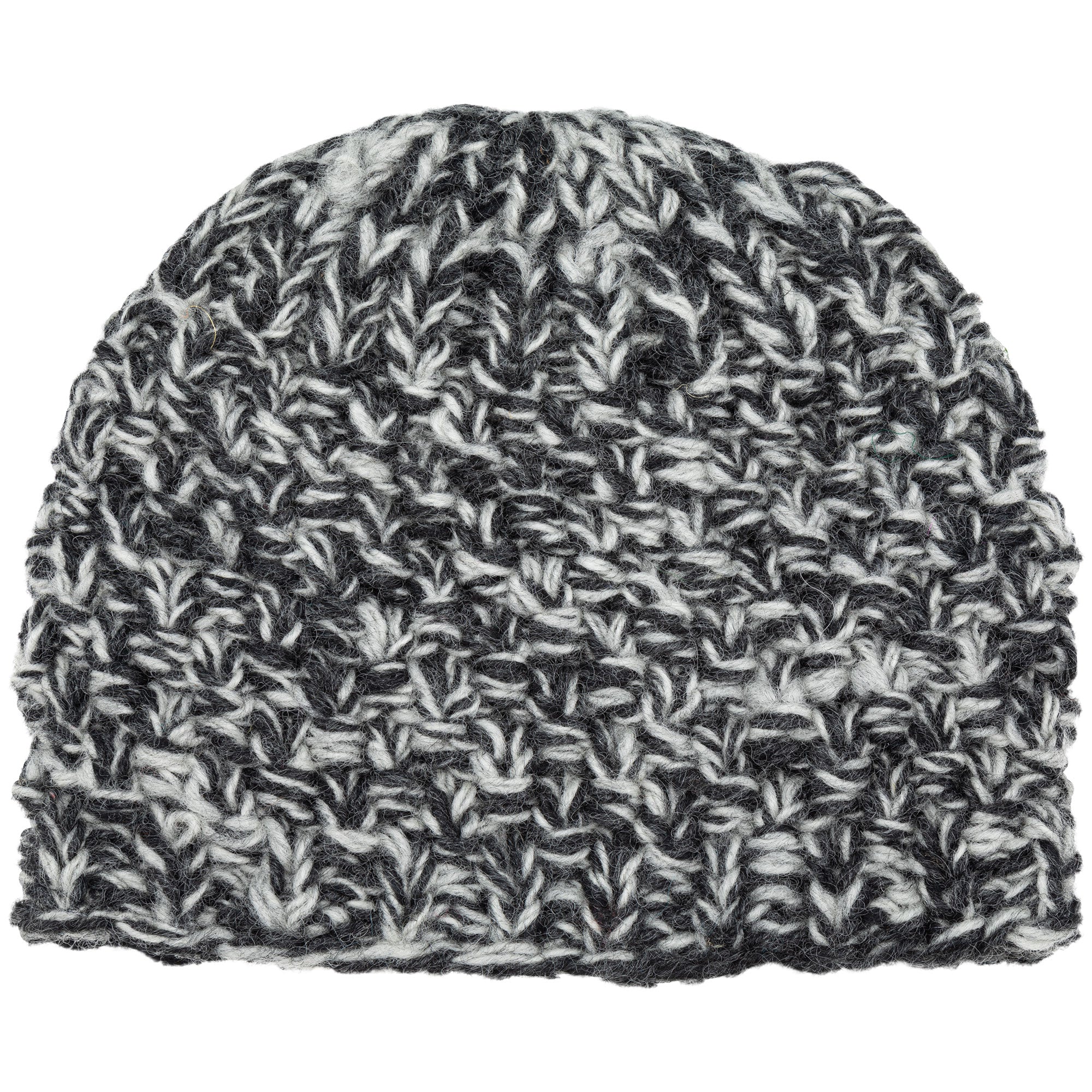 Heathered Wool Winter Accessories - Hat - Black