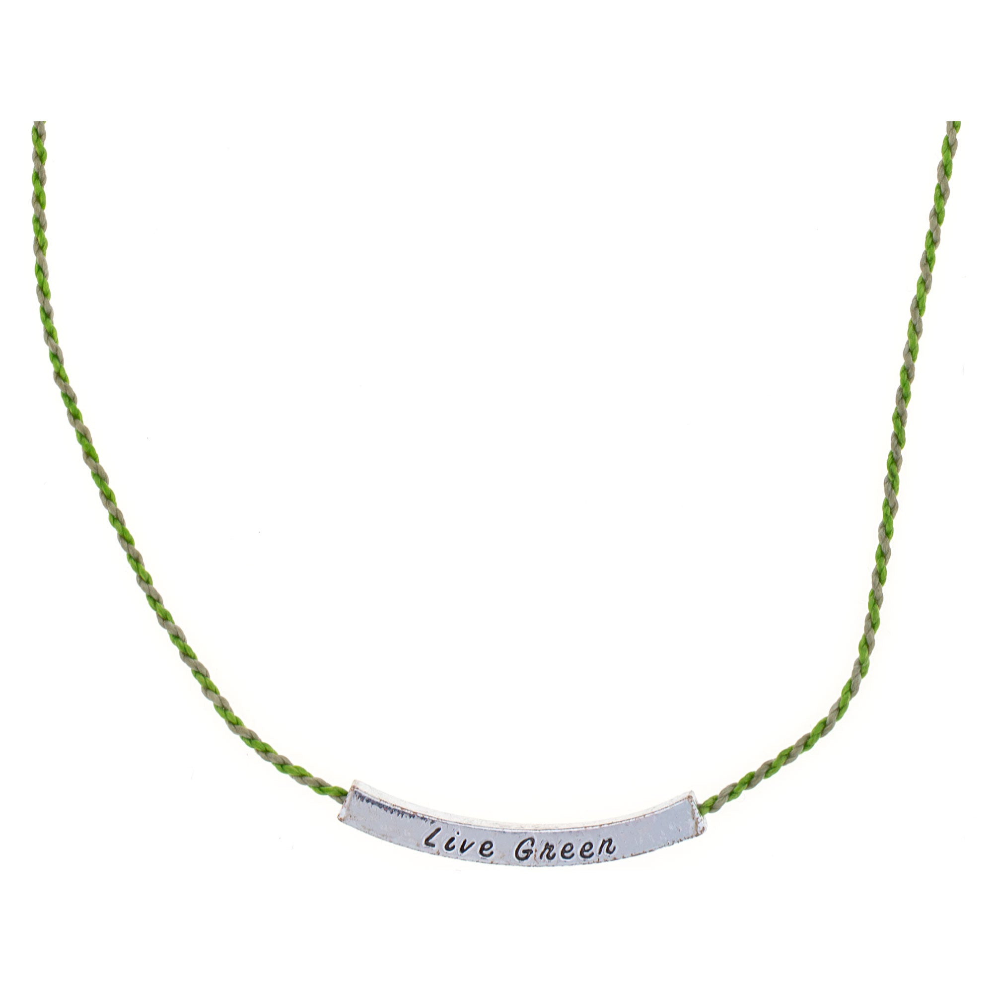 Be Inspired Necklace - LIVE GREEN