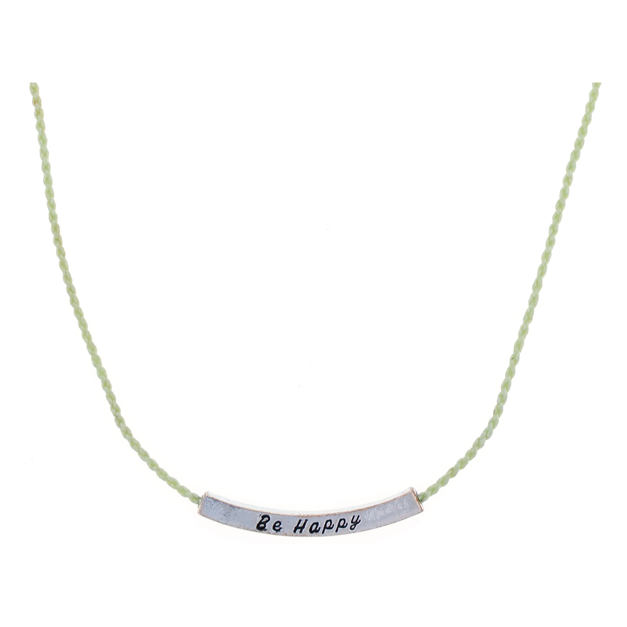 Be Inspired Necklace - BE HAPPY
