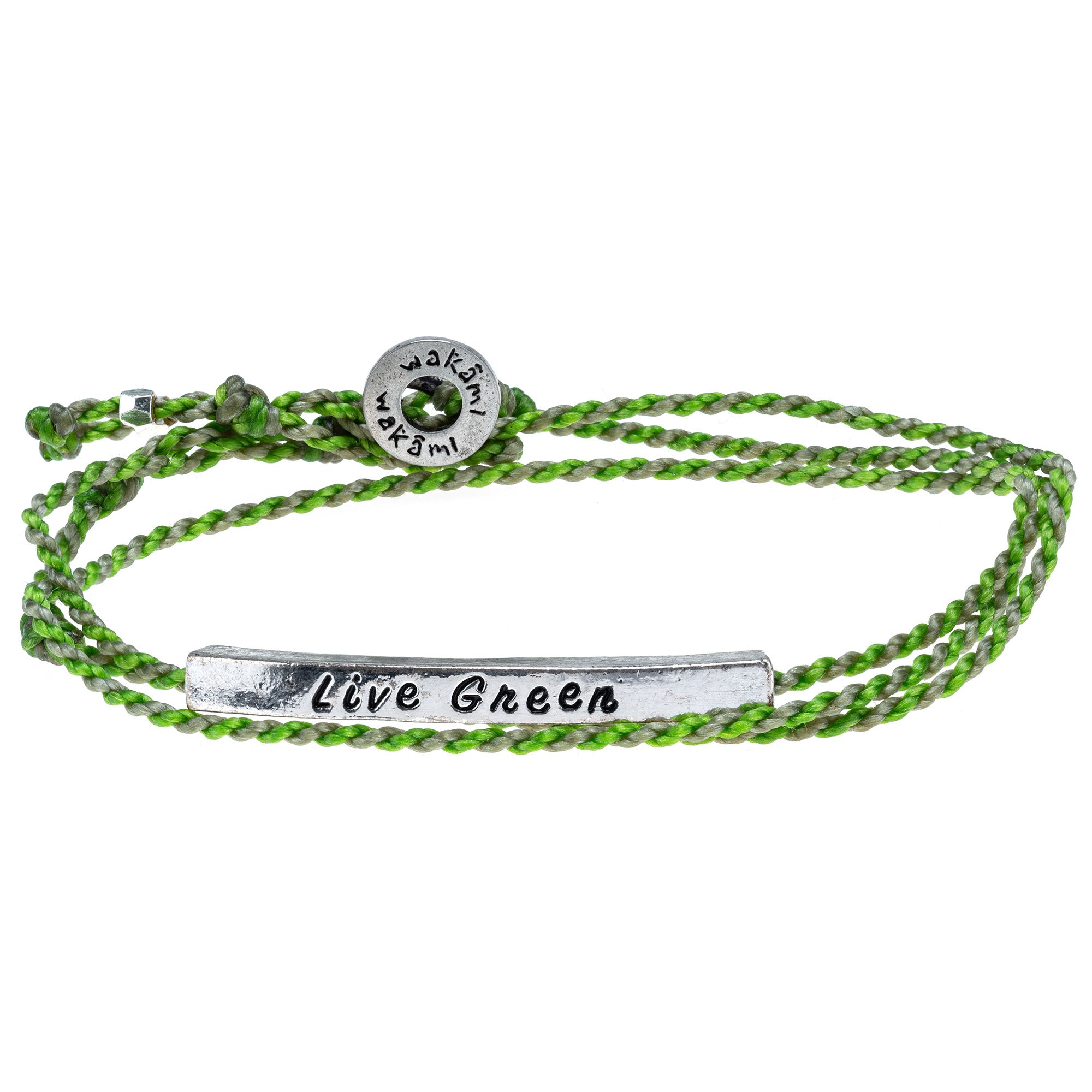 Be Inspired Triple Wrap Bracelet - LIVE GREEN