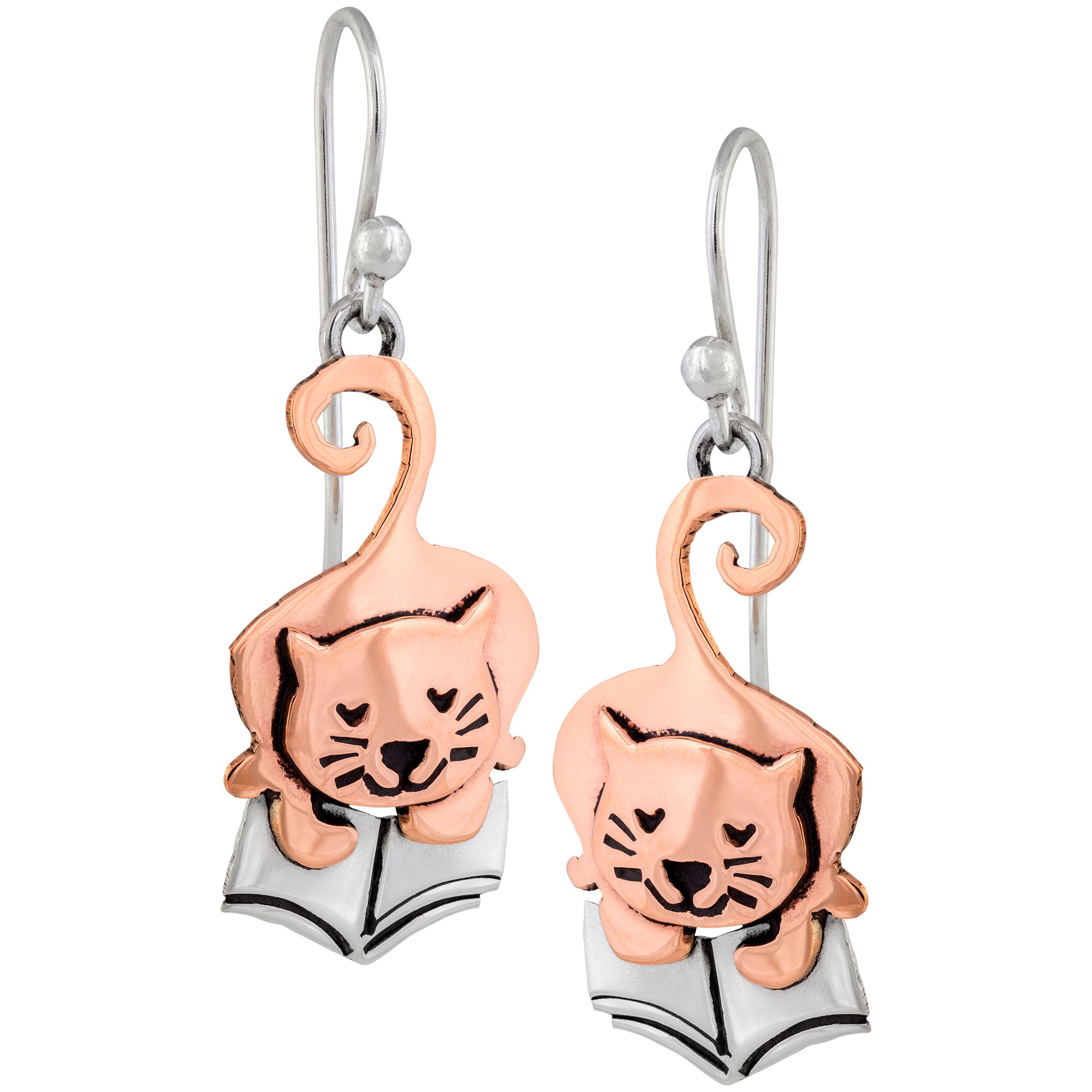 Pet Lover Book Club Earrings - Cat