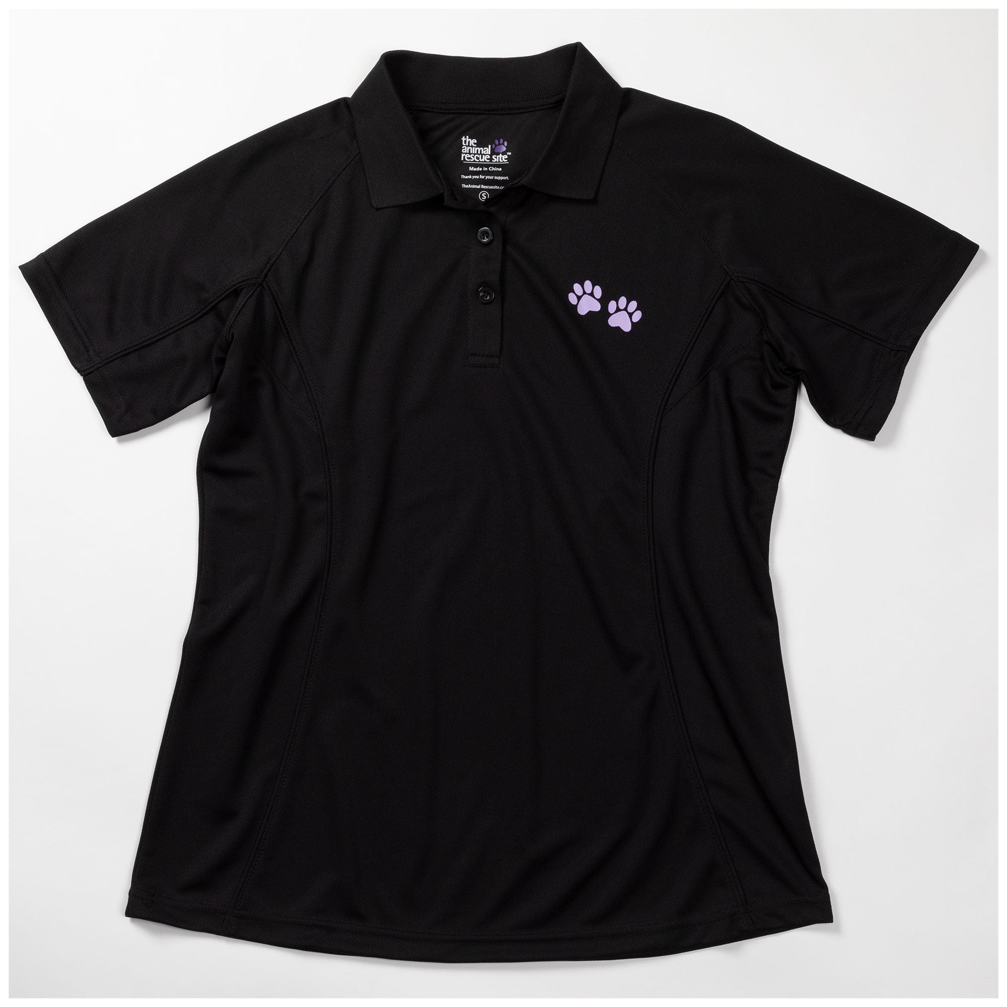 Purple Paw Quick-Dry Polo Shirt - S