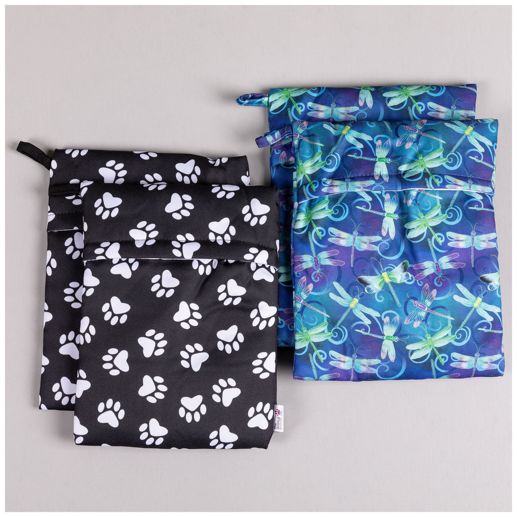 Potato Warmer Bag - Set Of 2 - White Paw Prints