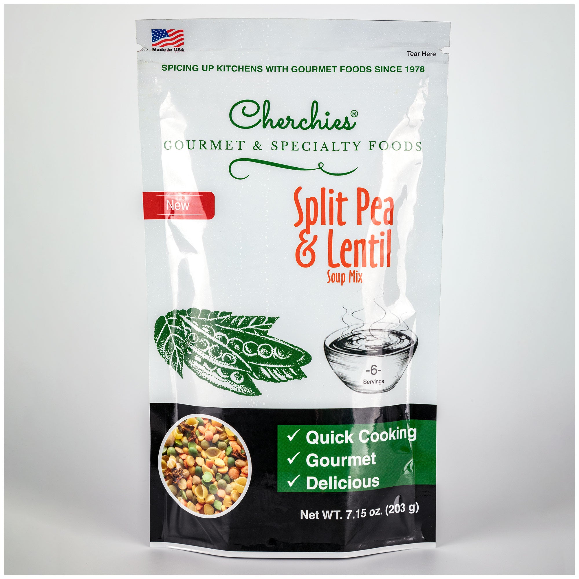 Cherchies® Quick Cooking Classic Soup - Split Pea & Lentil