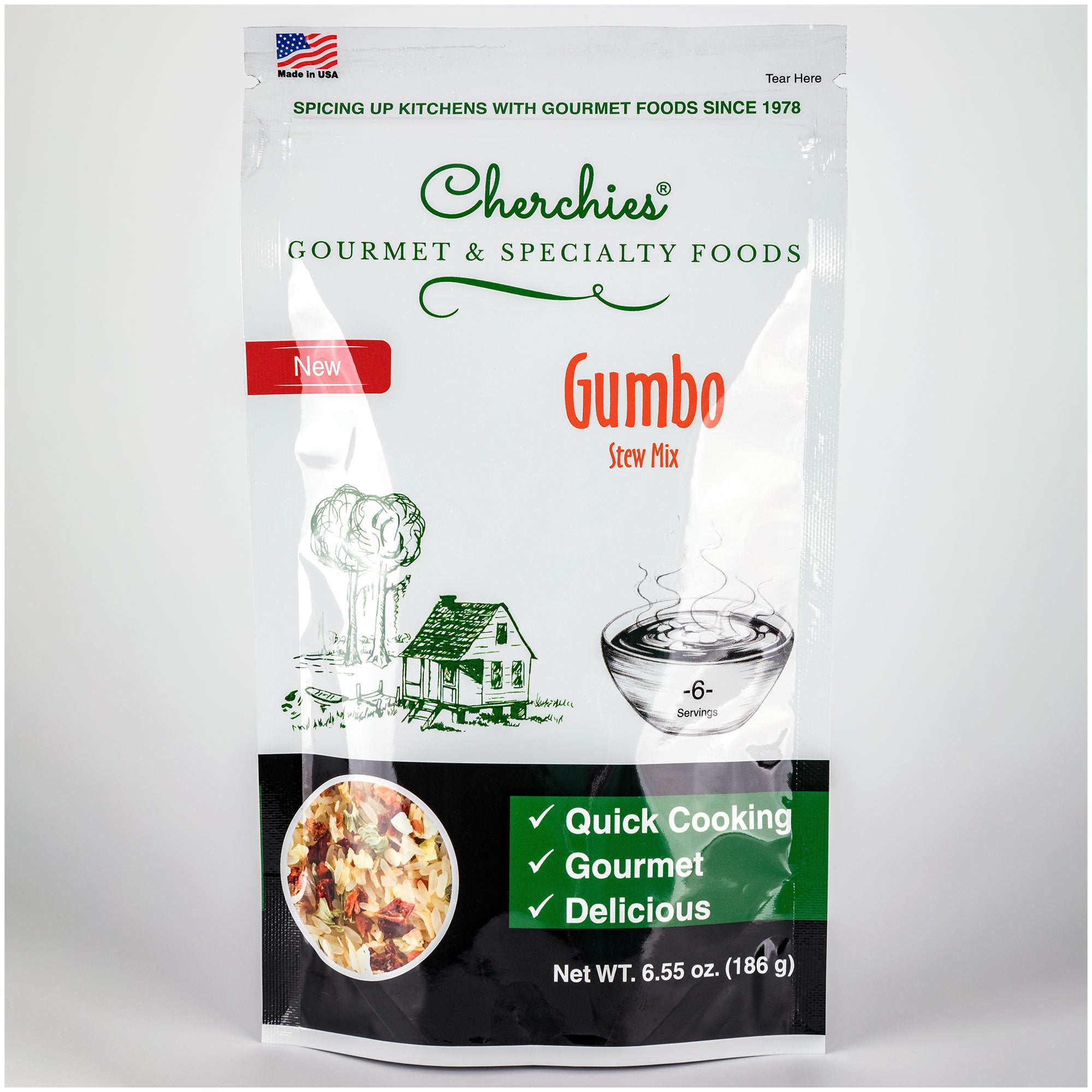 Cherchies® Quick Cooking Spicy Soup Mix - Gumbo Stew