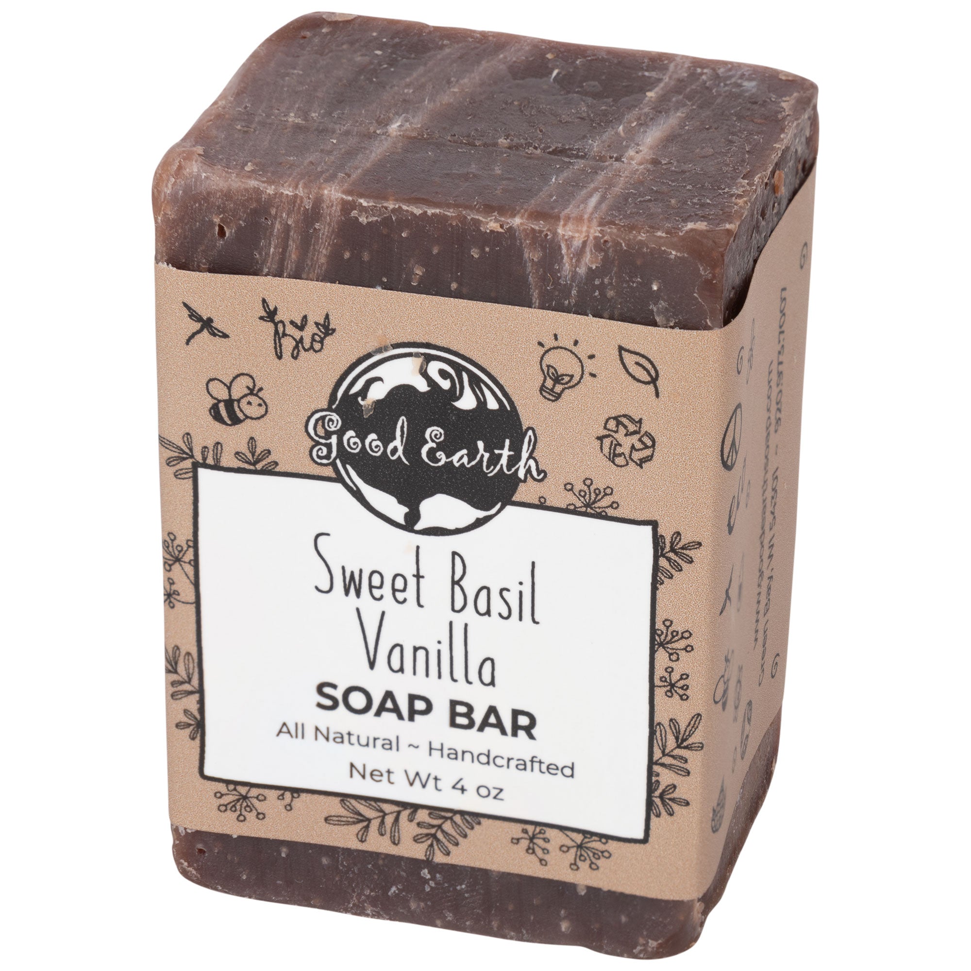 Good Earth Handmade Soap - Sweet Basil Vanilla