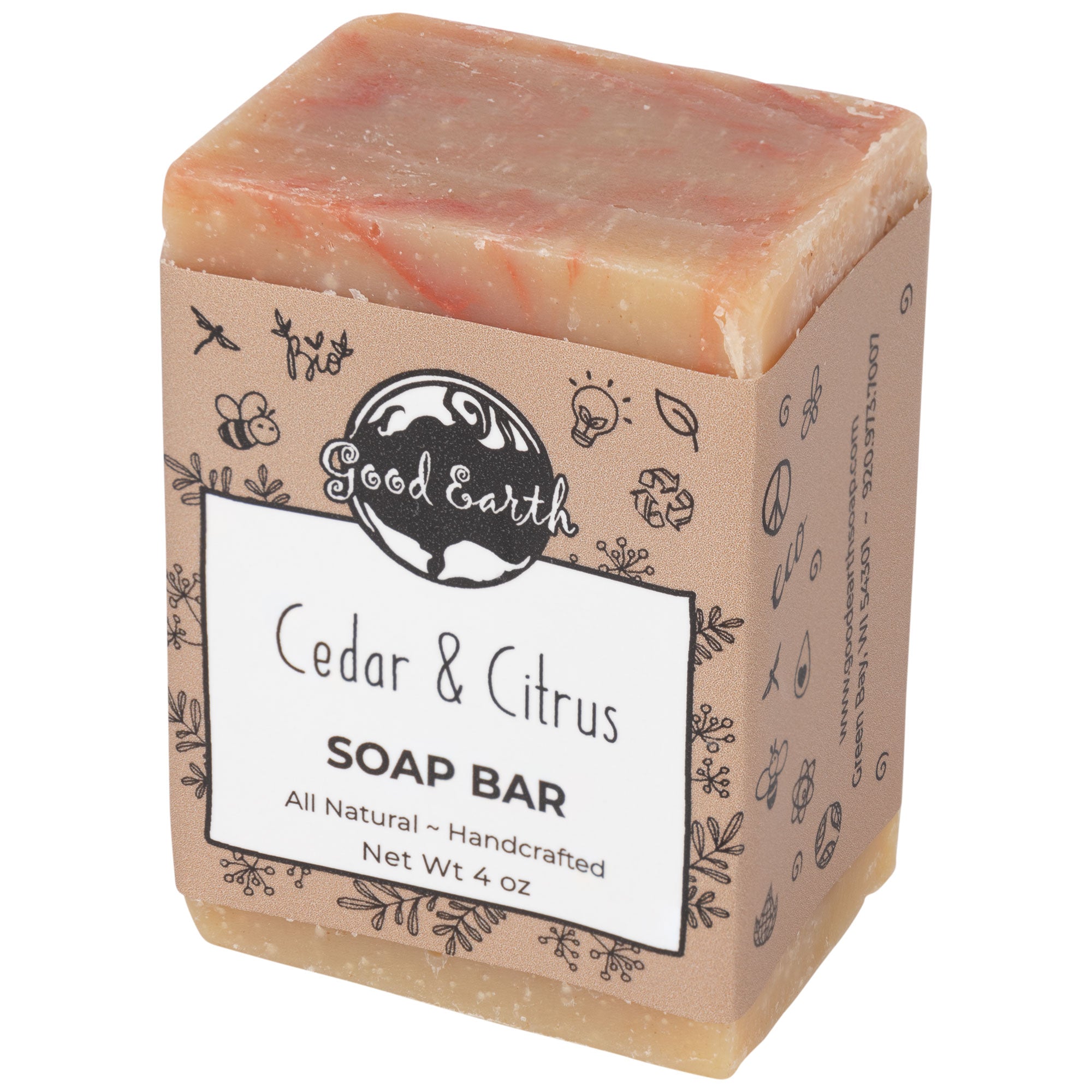 Good Earth Handmade Soap - Cedar & Citrus