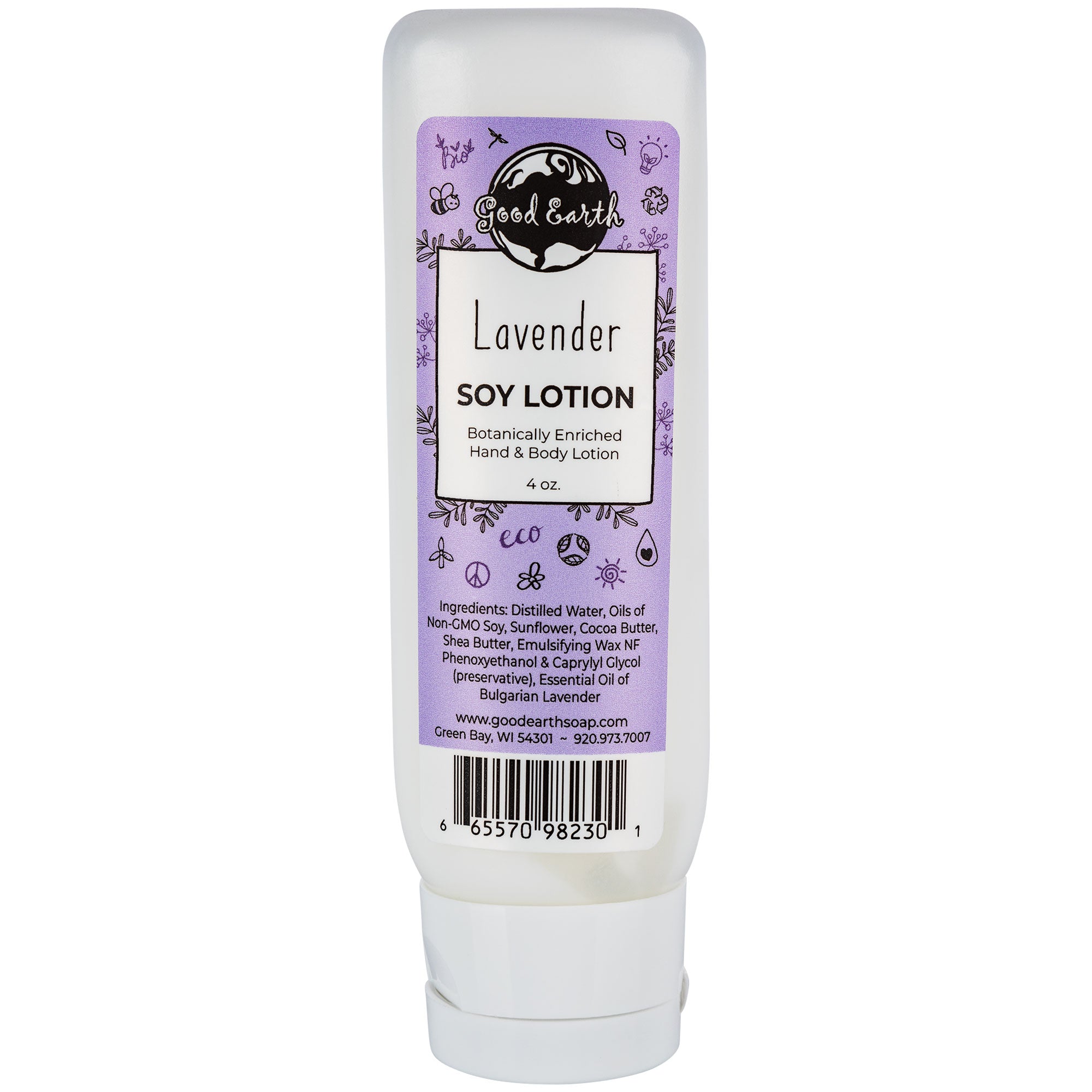 Good Earth Organic Soy Lotion - Lavender