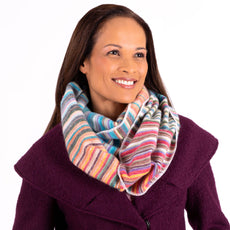 Cozy Hand Loomed Infinity Scarf