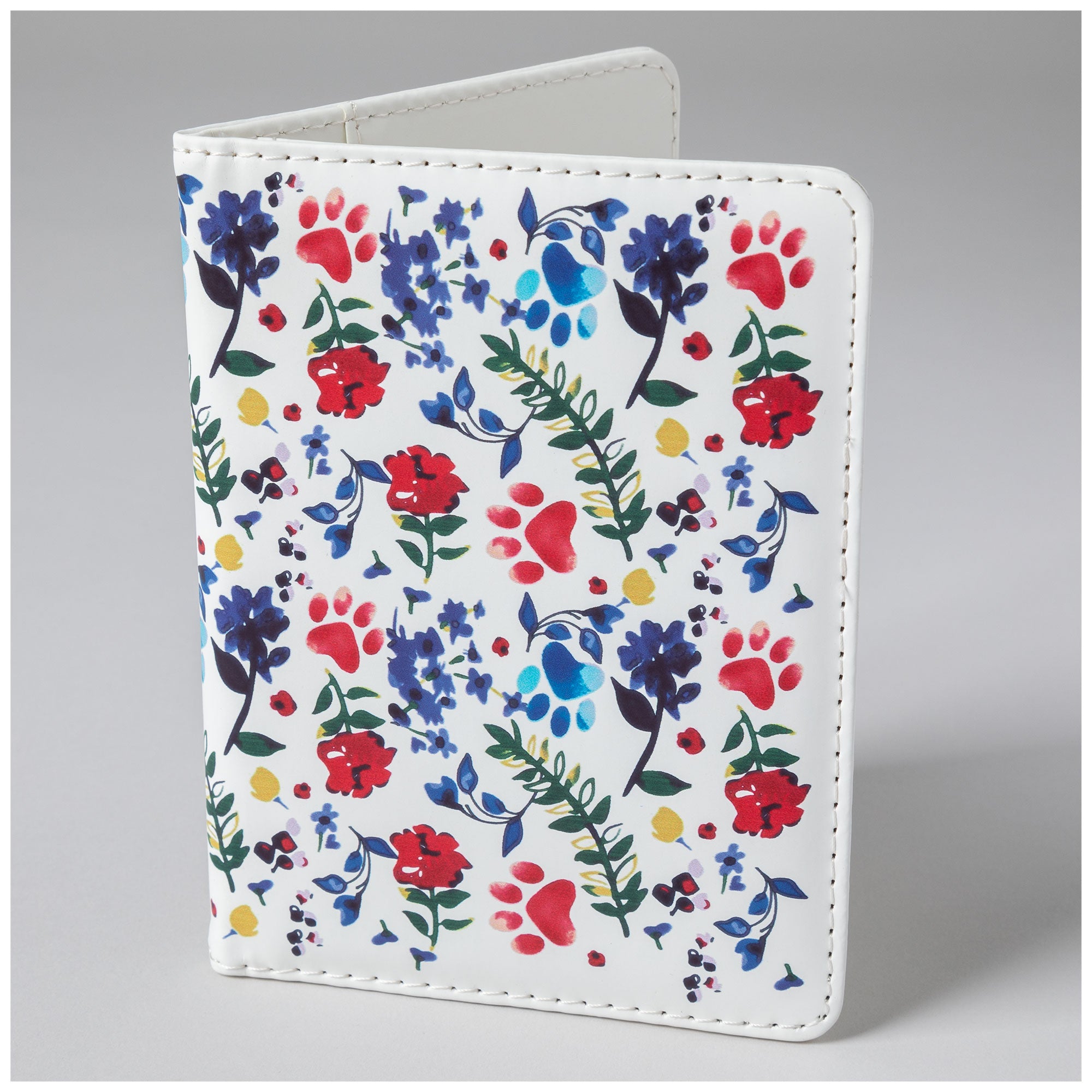 Paws Aboard Passport Wallet - Flower Garden Paws