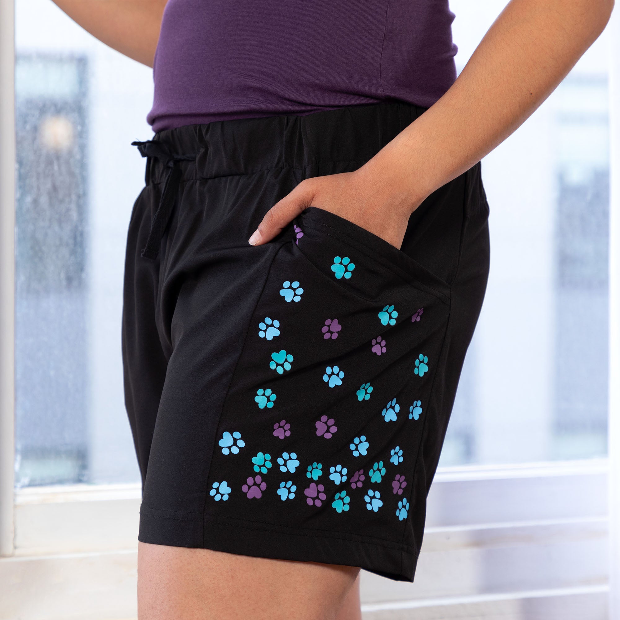 Raining Paws Stretch Shorts - 3X