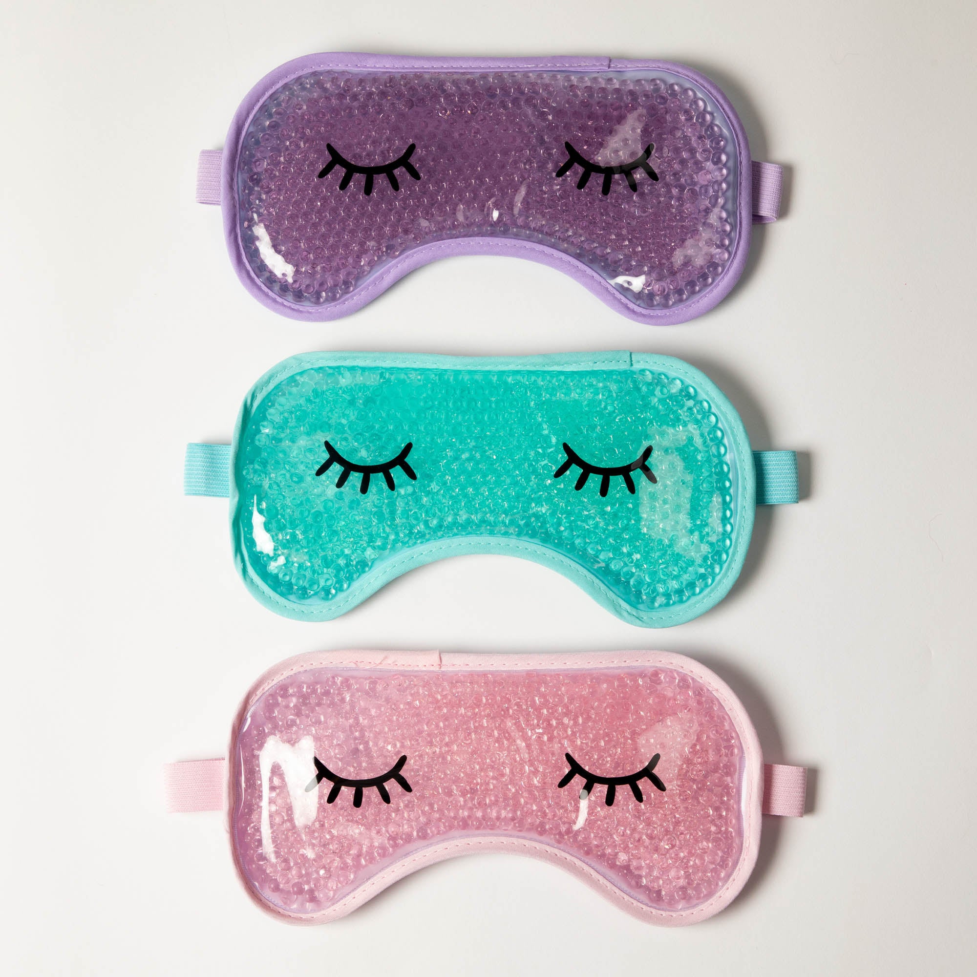 Lemon Lavender Relaxation Gel Eye Mask - Pink