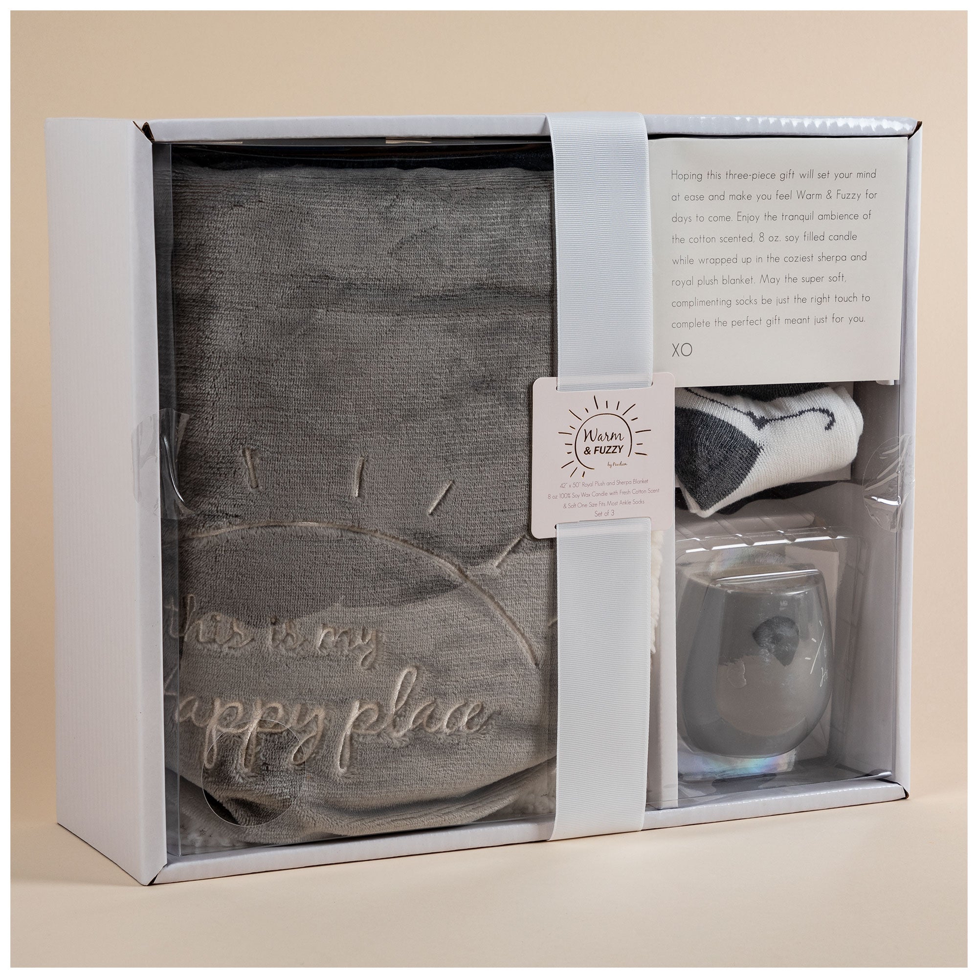 Sweet Sentiments Cozy Gift Set - Happy Place