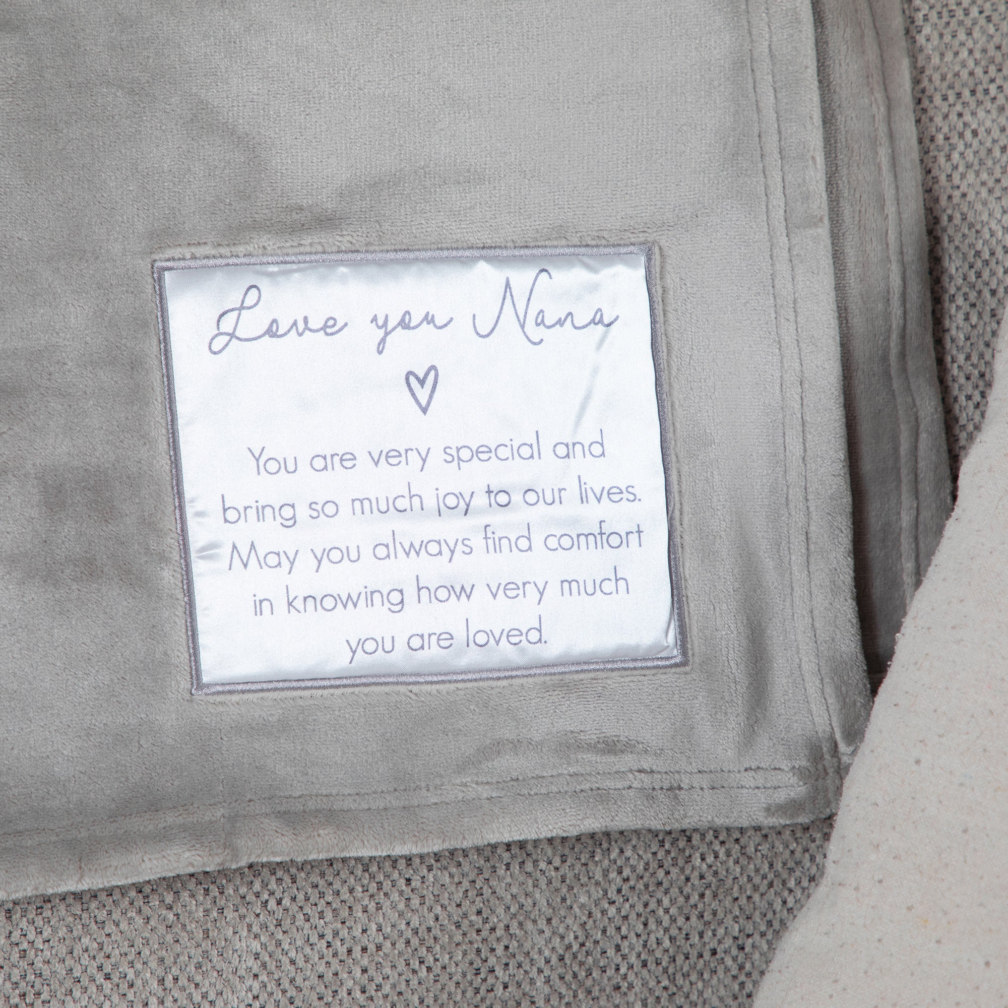 Love You Cozy Royal Plush Blanket - Love You Nana