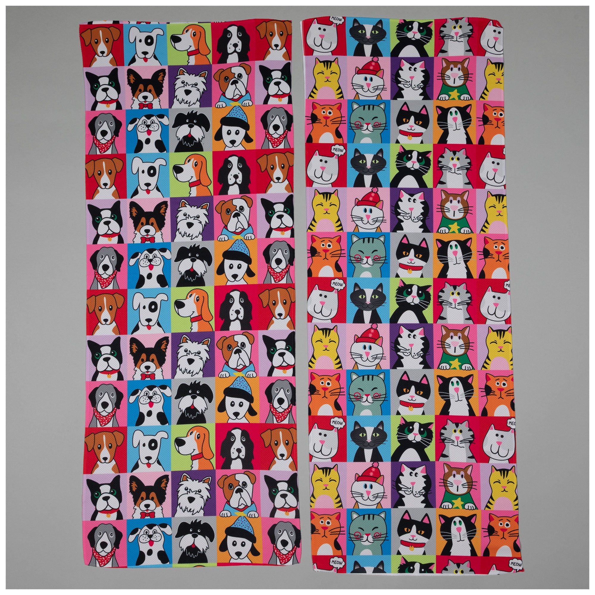 Pet Portrait Exercise Cooling Towel - Dog