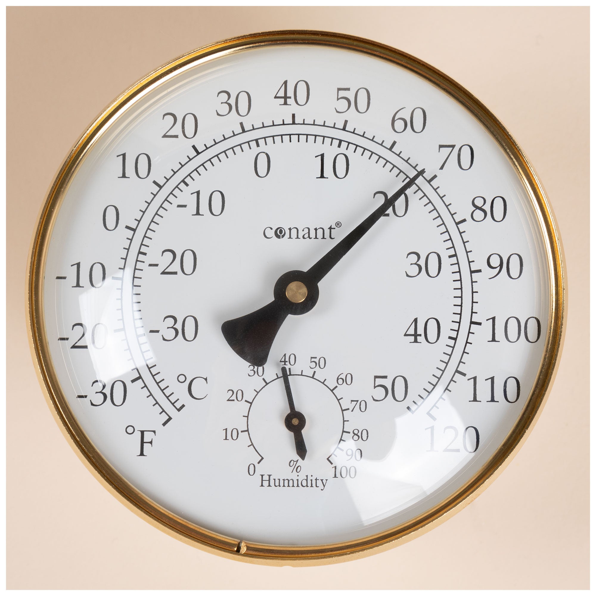 Dial Weather Station - Brass Vermont Weather Station