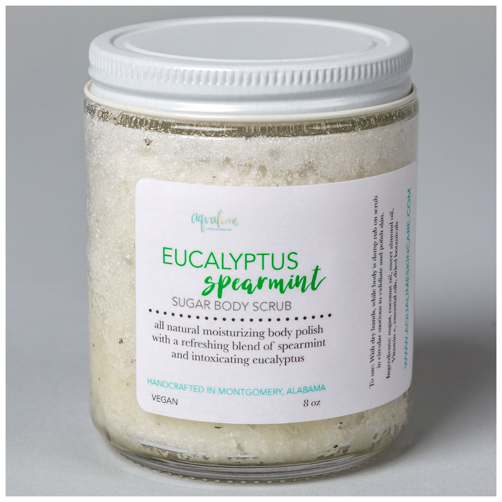 Aqualime Sugar Body Scrub - Eucalyptus Spearmint