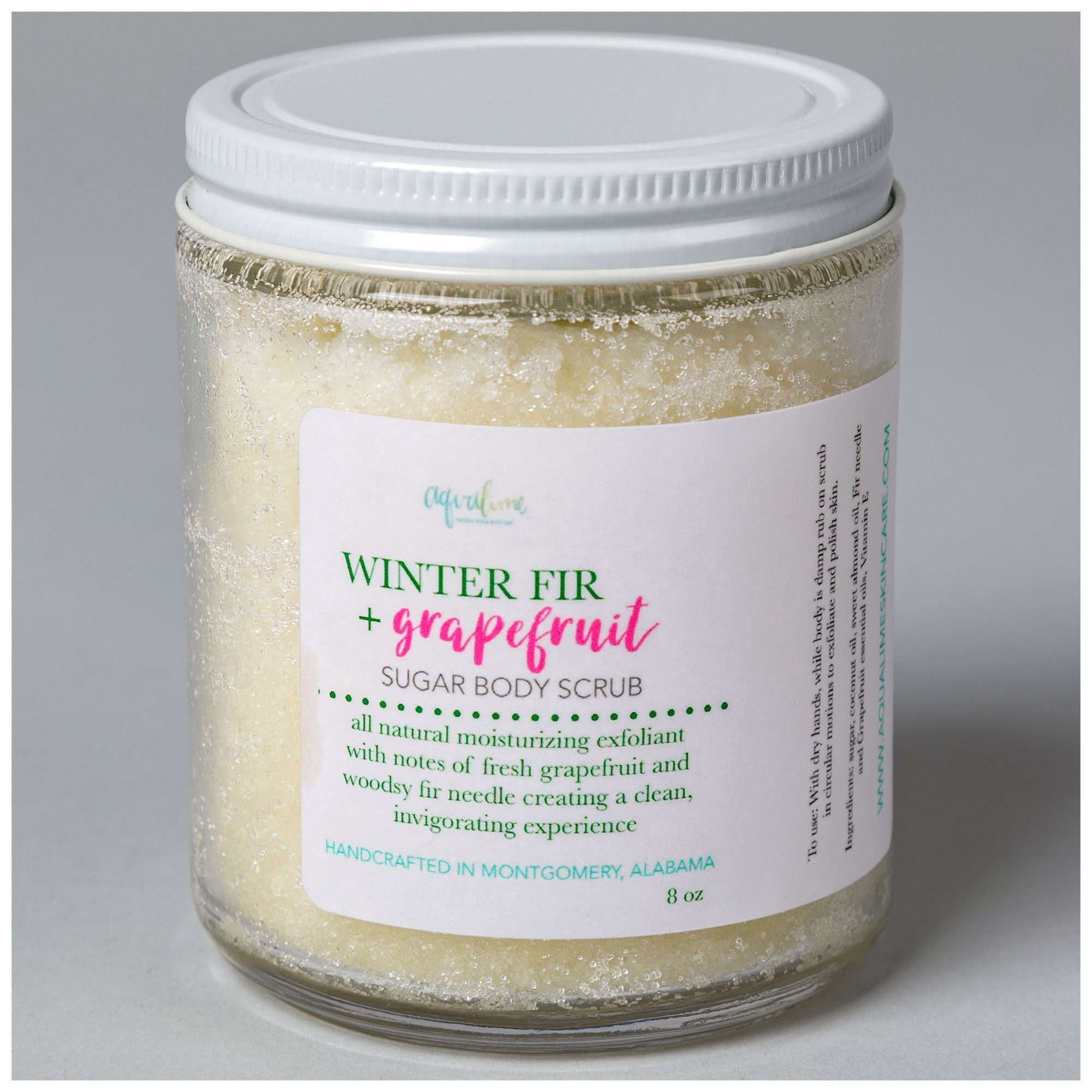 Aqualime Sugar Body Scrub - Winter Fir & Grapefruit