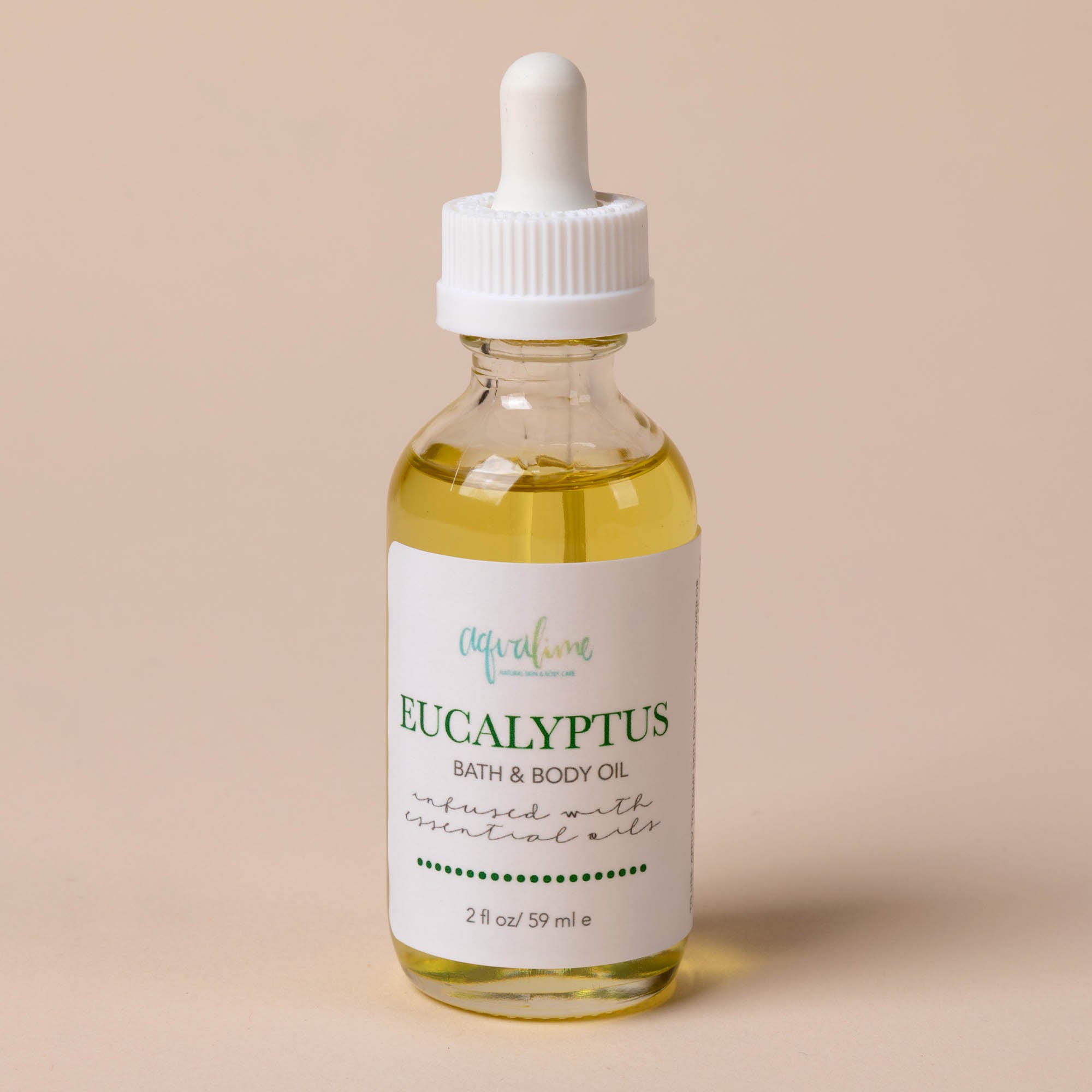 Aqualime Bath & Body Oil - Eucalyptus & Tea Tree