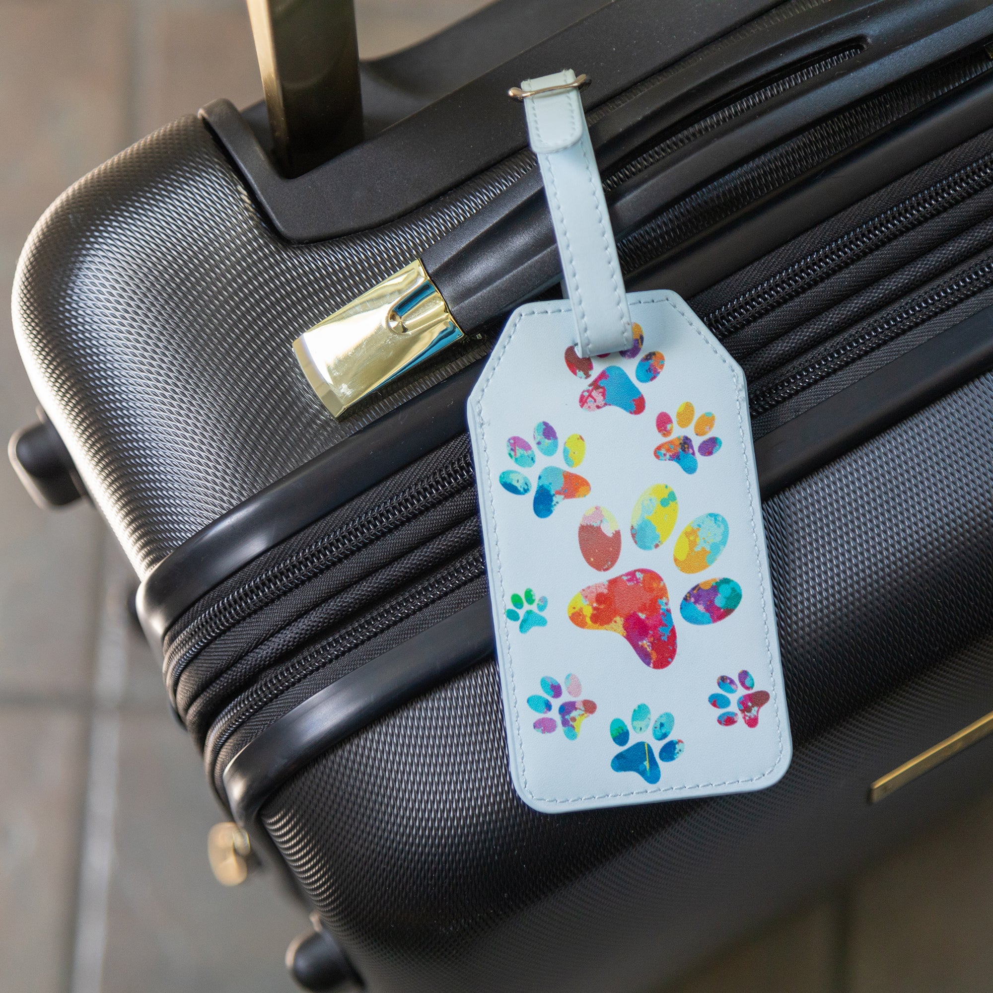 Pawsitively Time To Travel Luggage Tag & Passport Holder - Luggage Tag