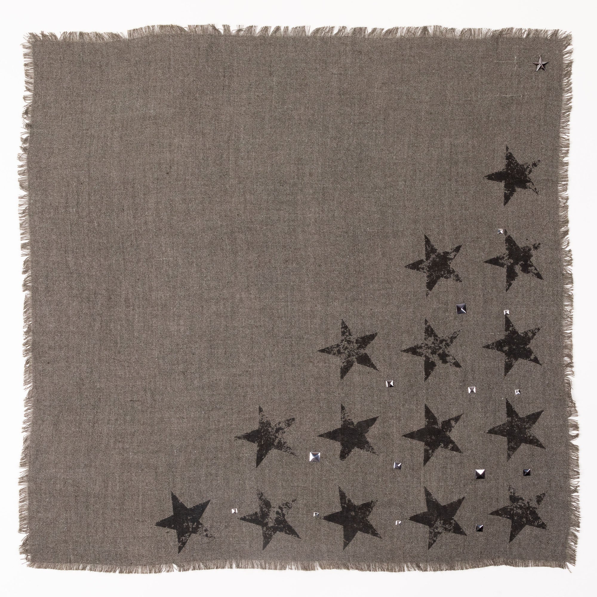 Twinkle Star Bandana - Gray/Green