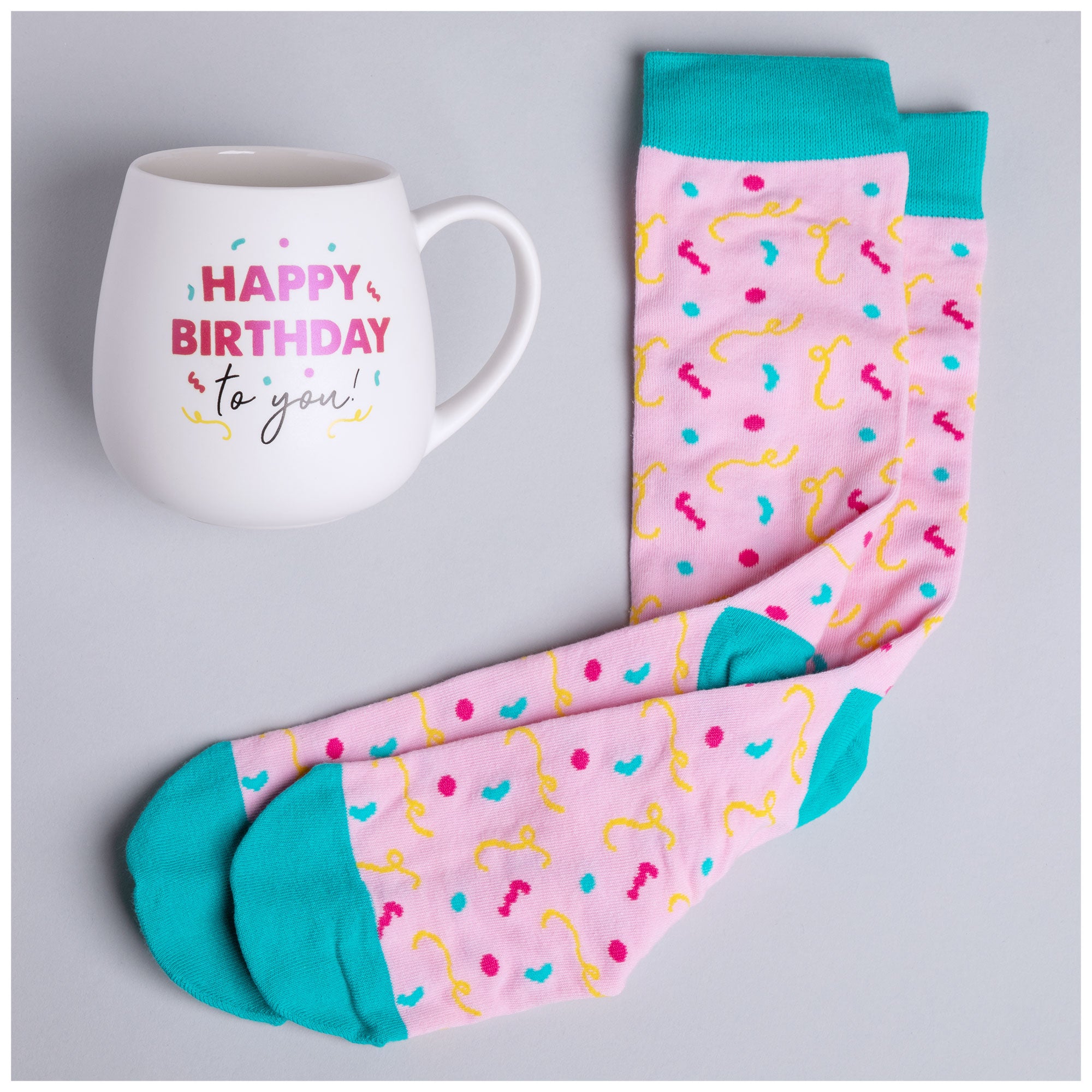 For The Perfect Person Mug & Sock Gift Set - Birthday