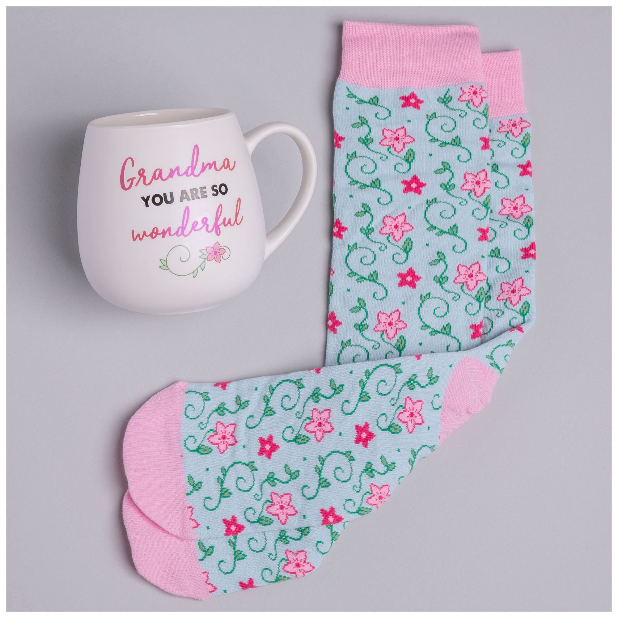 For The Perfect Person Mug & Sock Gift Set - Grandma